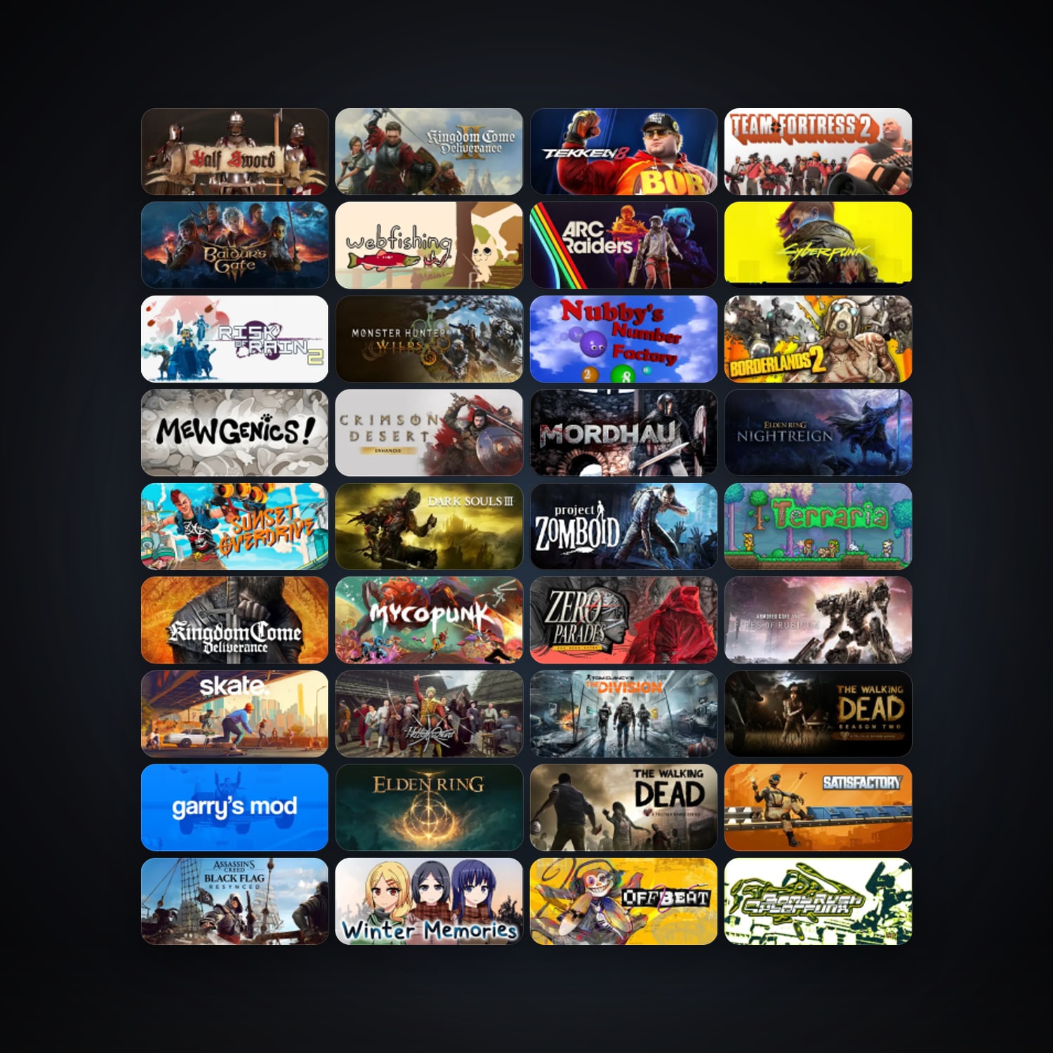 Team Fortress 2 + Baldur's Gate 3, 149 games, clean — HabibiAccounts