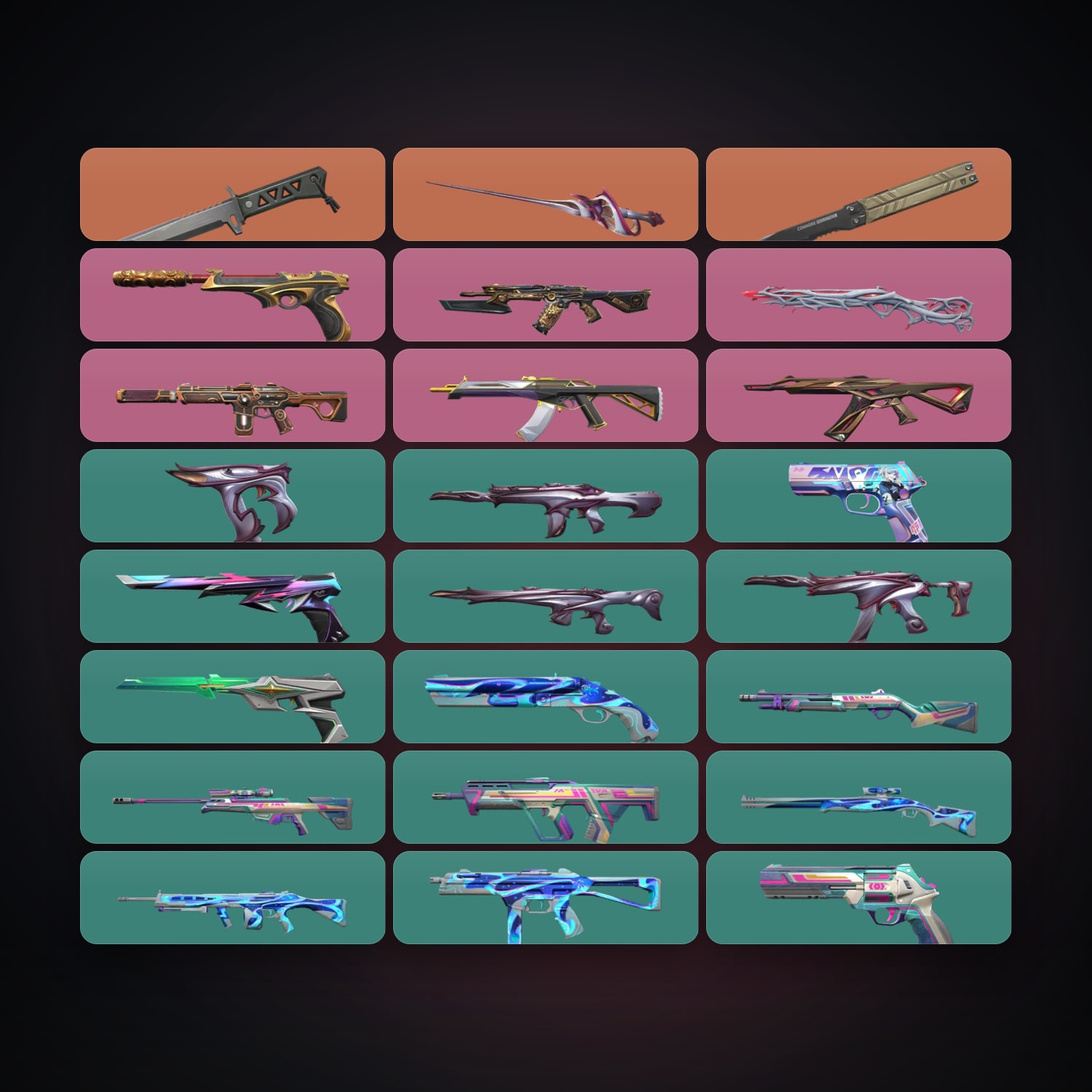 EU Bronze 3 locker — 3 knives, 24 skins, lvl 115 — HabibiAccounts