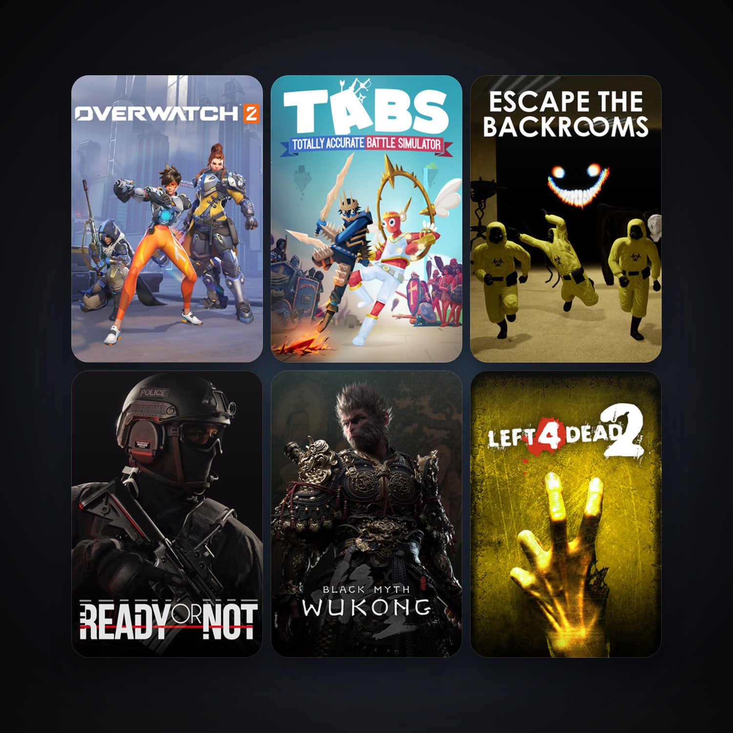 Left 4 Dead 2 + Free CS2 (No Prime), 20 games, clean — HabibiAccounts