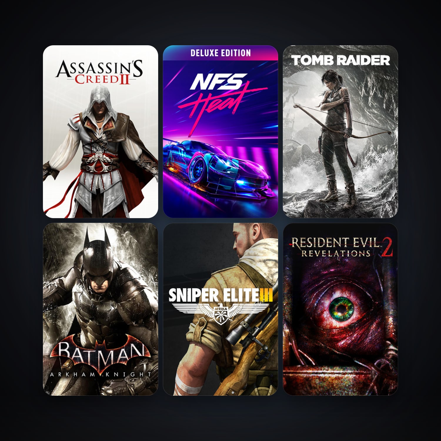 Dark Sector + Assassin's Creed 2 Deluxe Edition, 37 games, clean — HabibiAccounts