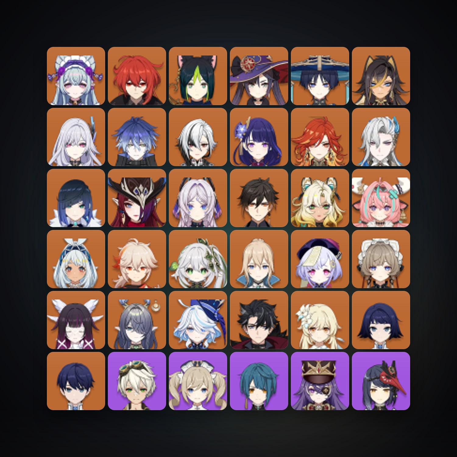 Genshin Impact | AR 60 | 81 Chars | 28× 5★ — Genshin / miHoYo Account · 259667464 — HabibiAccounts