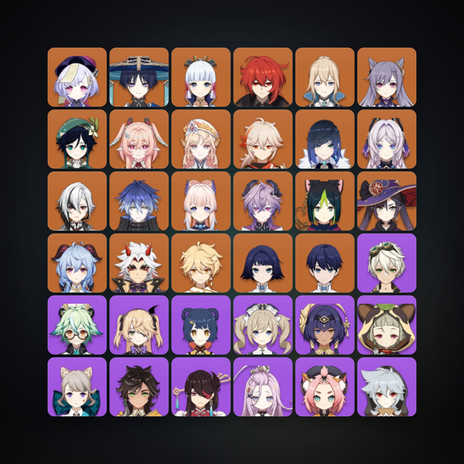 Genshin Impact | AR 60 | 74 Chars | 20× 5★ — Genshin / miHoYo Account — HabibiAccounts
