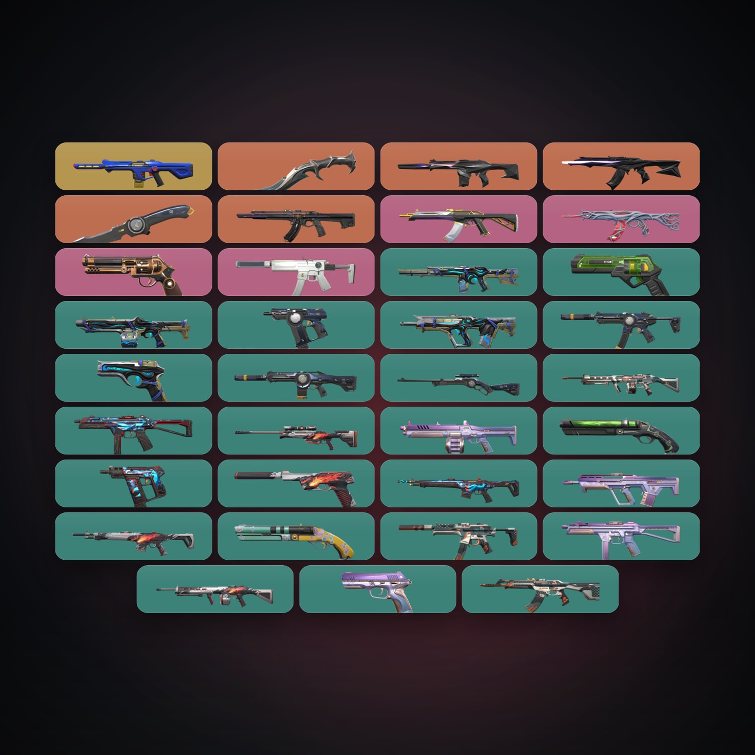 NA Silver 1 locker — 2 knives, 36 skins, lvl 90 — HabibiAccounts