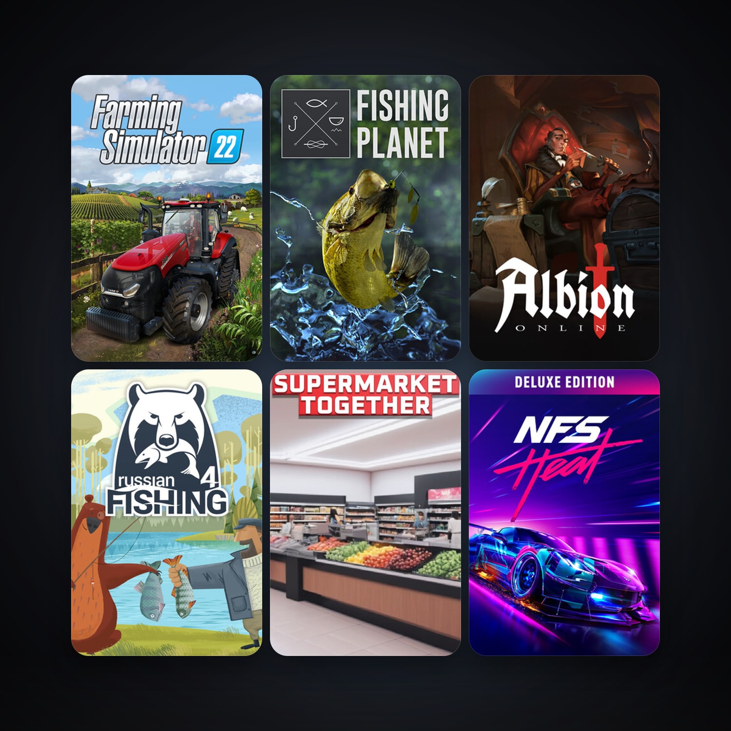 Plague Inc: Evolved + Fishing Planet, 10 games, clean — HabibiAccounts