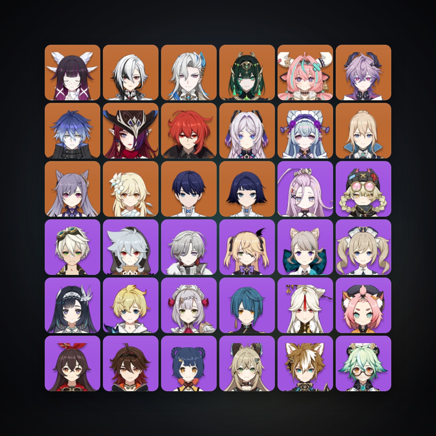 Genshin Impact | AR 56 | 56 Chars | 13× 5★ — Genshin / miHoYo Account — HabibiAccounts