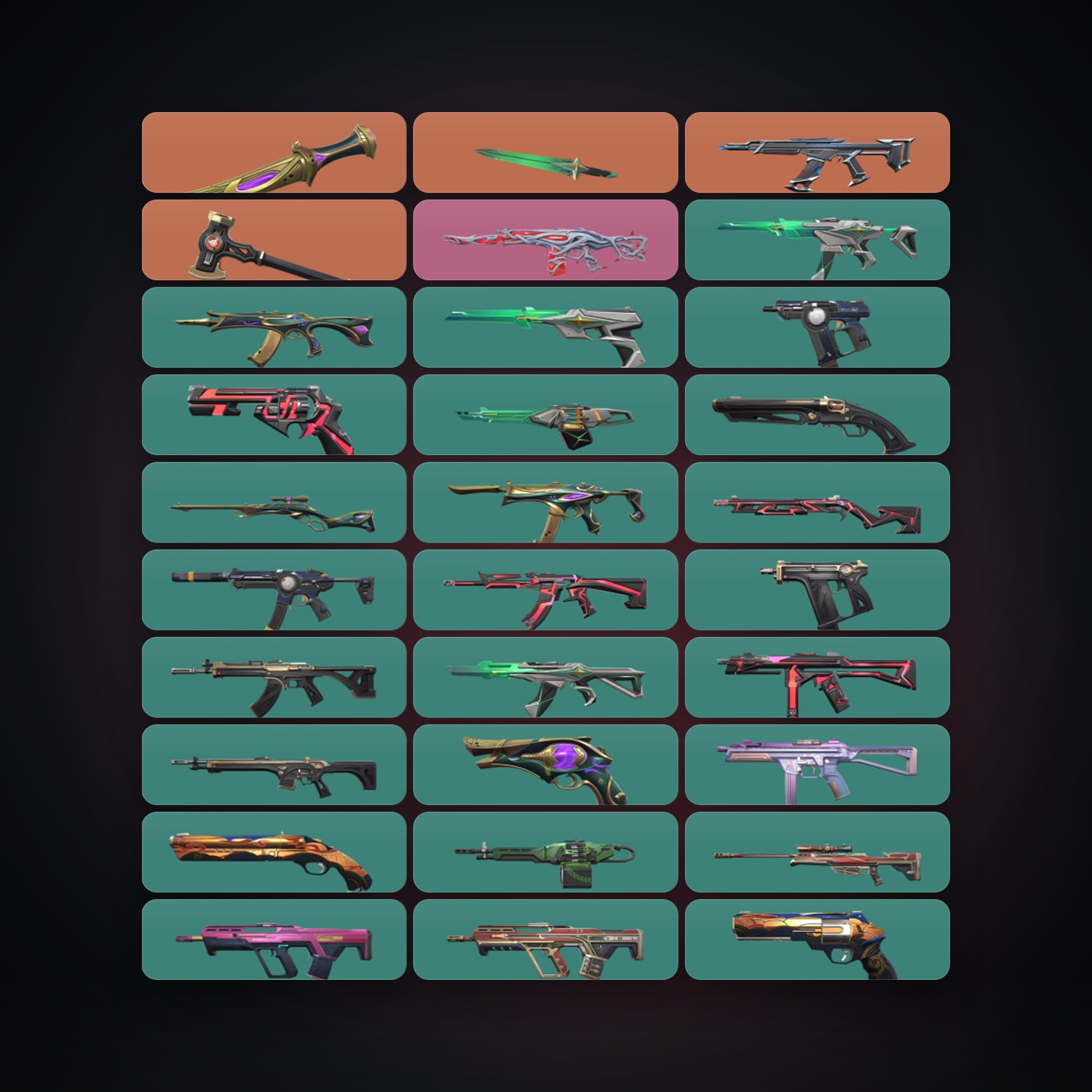 EU Iron 3 locker — 3 knives, 61 skins, lvl 117 — HabibiAccounts