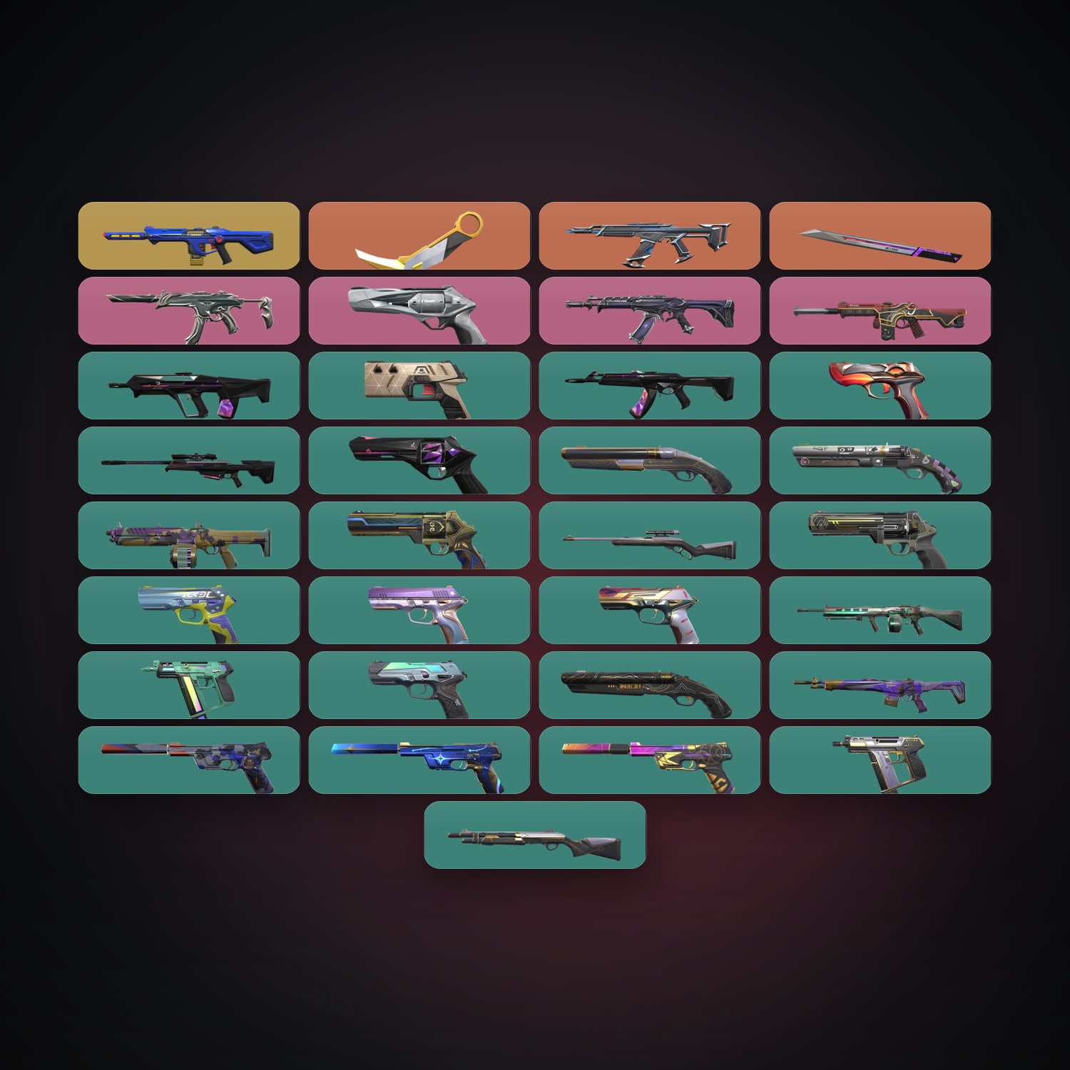 EU Gold 3 locker — 2 knives, 33 skins, lvl 265 — HabibiAccounts