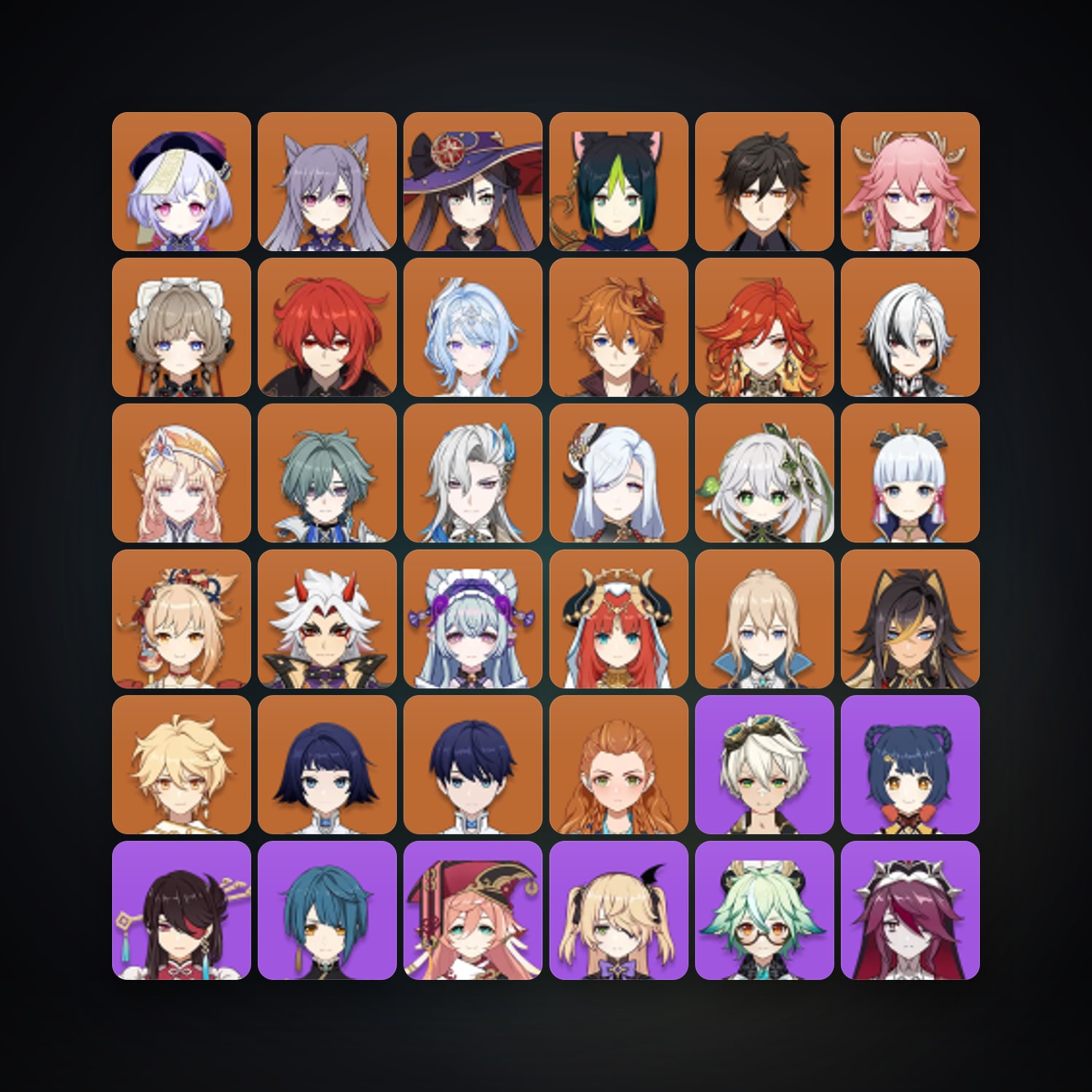 Genshin Impact | AR 58 | 73 Chars | 24× 5★ — Genshin / miHoYo Account — HabibiAccounts