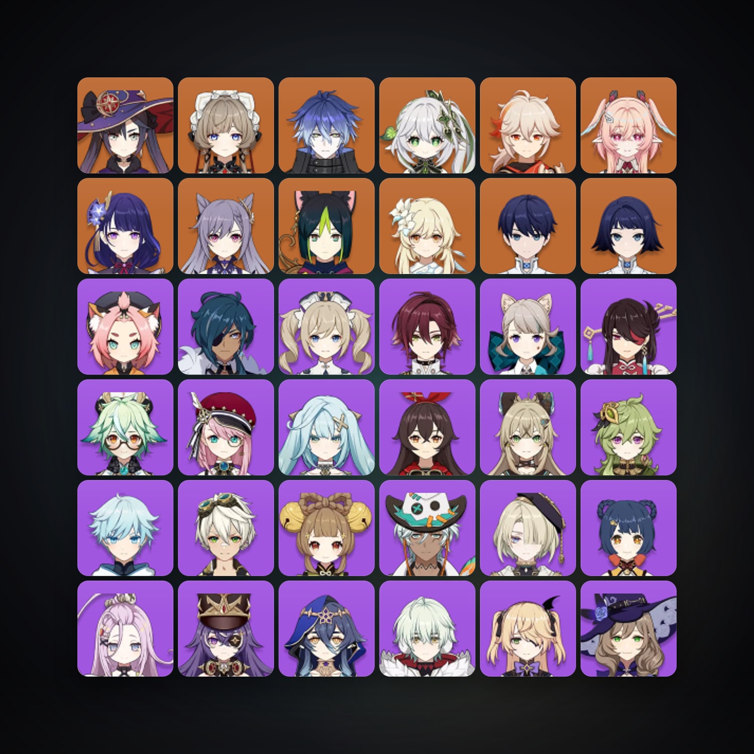 Genshin Impact | AR 56 | 47 Chars | 9× 5★ — Genshin / miHoYo Account — HabibiAccounts