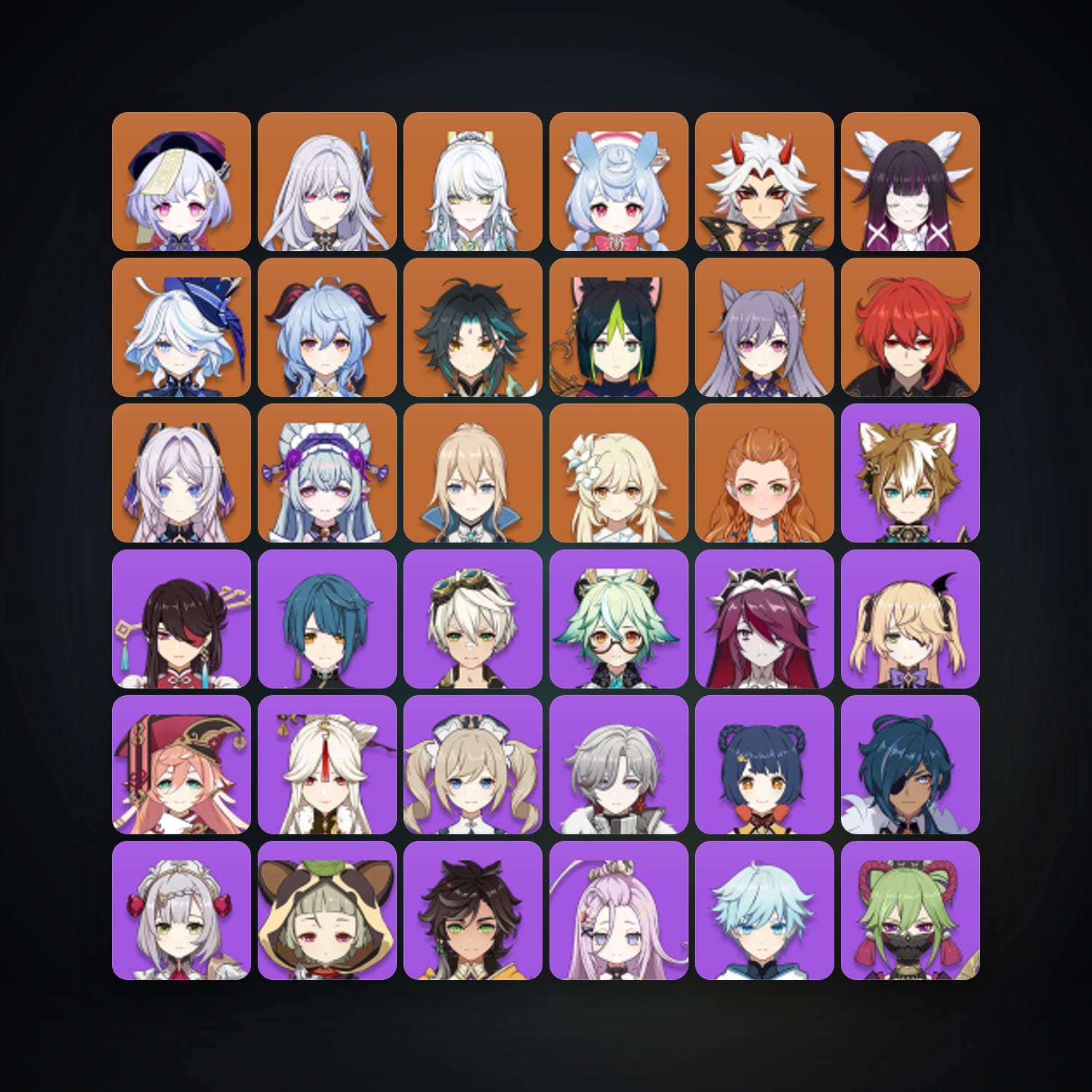 Genshin Impact | AR 55 | 62 Chars | 15× 5★ — Genshin / miHoYo Account — HabibiAccounts