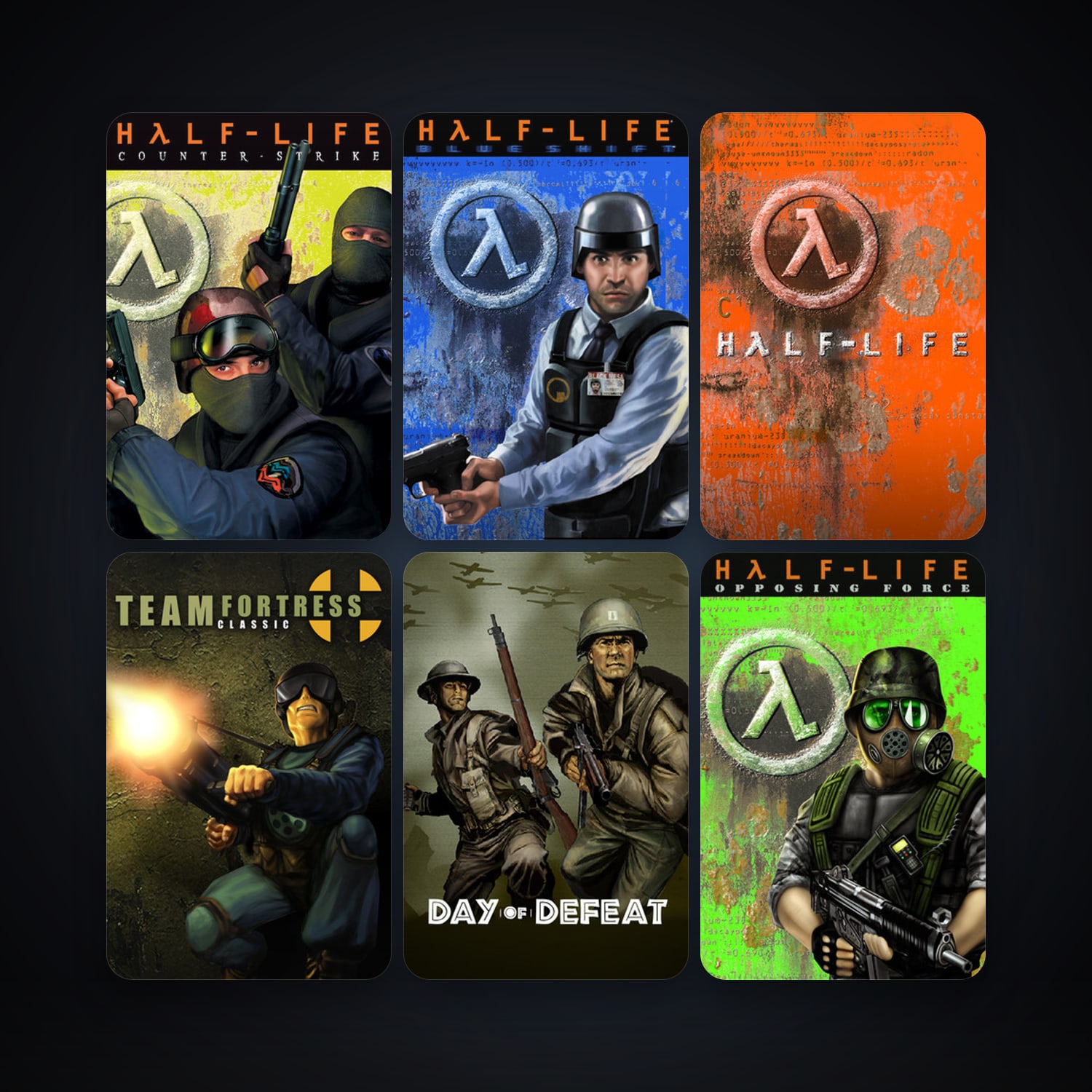 Counter-Strike + Team Fortress Classic, 10 games, clean — HabibiAccounts