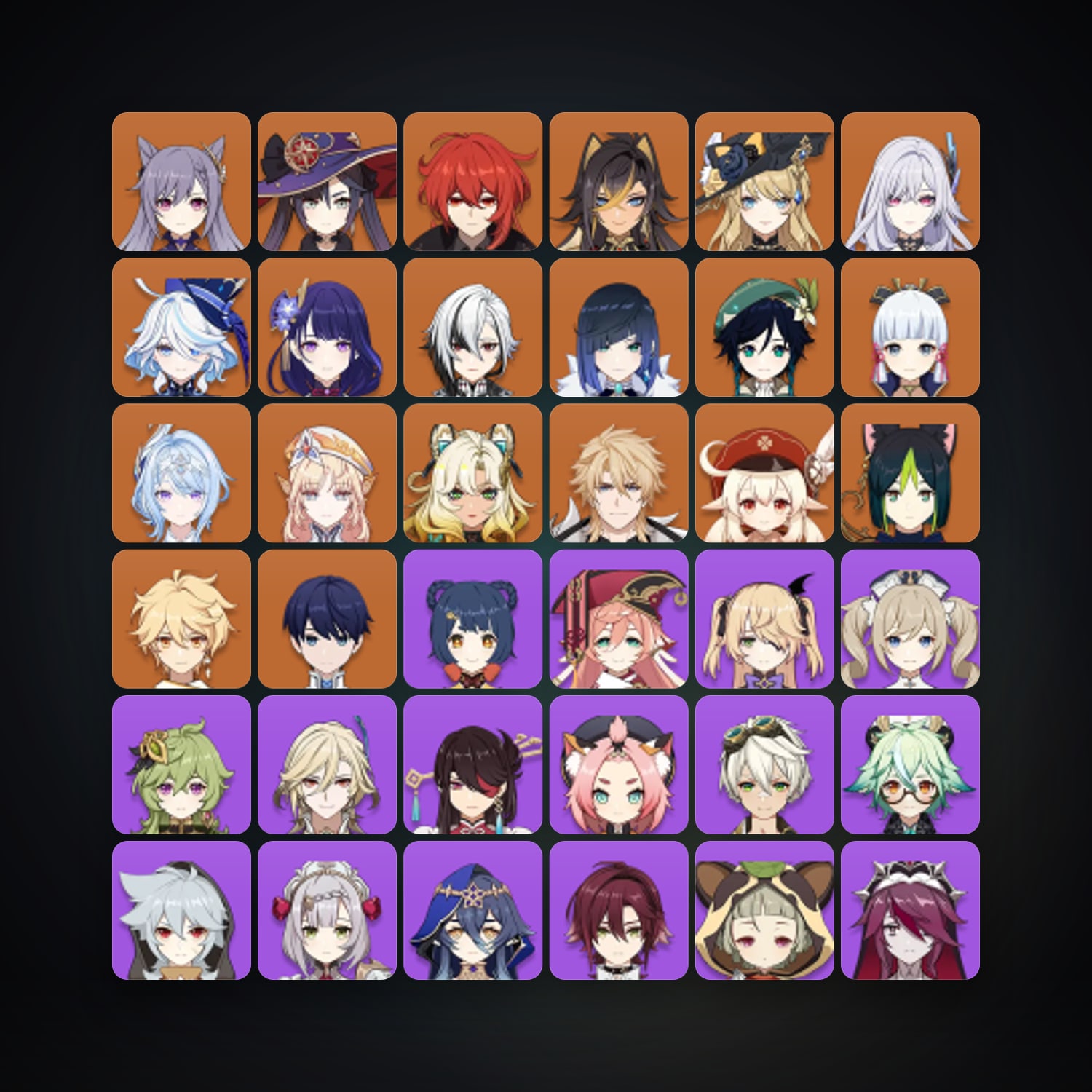 Genshin Impact | AR 58 | 69 Chars | 18× 5★ — Genshin / miHoYo Account · 259673622 — HabibiAccounts