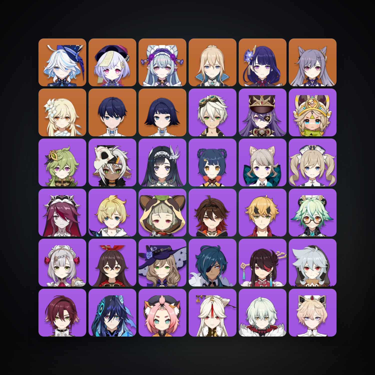 Genshin Impact | AR 50 | 40 Chars | 6× 5★ — HabibiAccounts