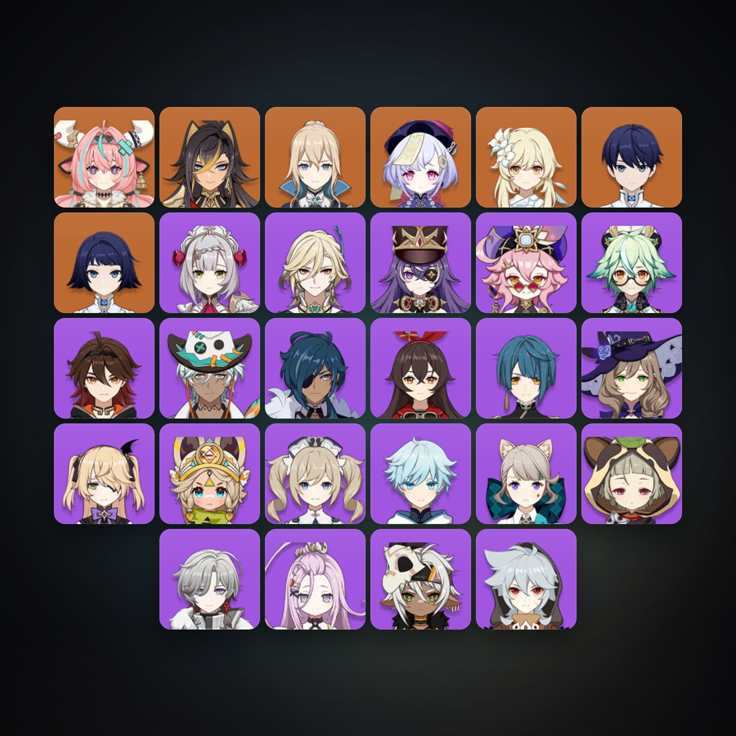 Genshin Impact | AR 33 | 28 Chars | 4× 5★ — HabibiAccounts