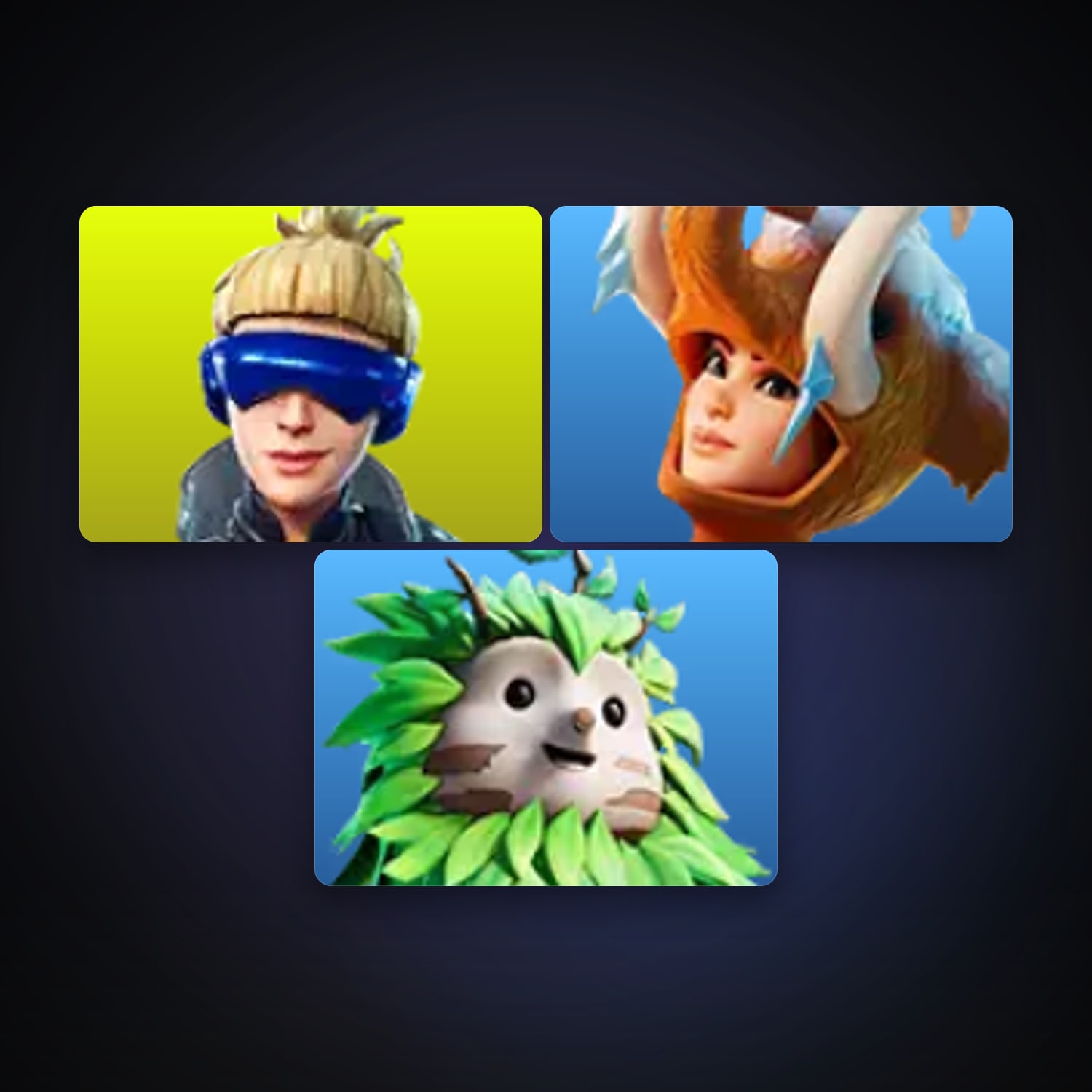 Fortnite locker — 3 skins — lvl 260 — HabibiAccounts