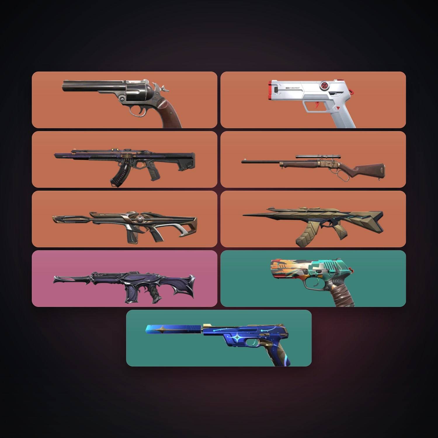 EU Gold 2 locker — 9 skins, lvl 78 — HabibiAccounts