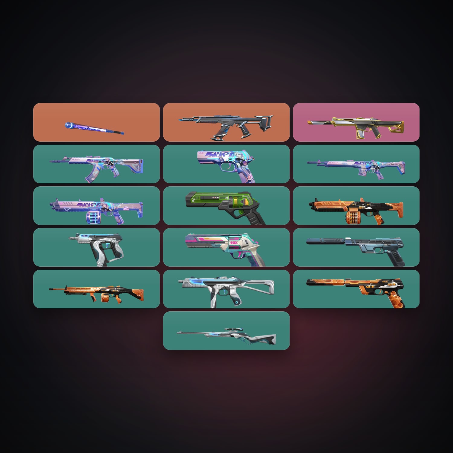 EU Silver 3 locker — 1 knives, 18 skins, lvl 99 — HabibiAccounts