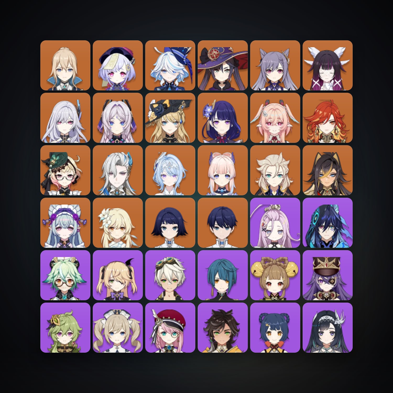 Genshin Impact | AR 58 | 70 Chars | 19× 5★ — Genshin / miHoYo Account — HabibiAccounts