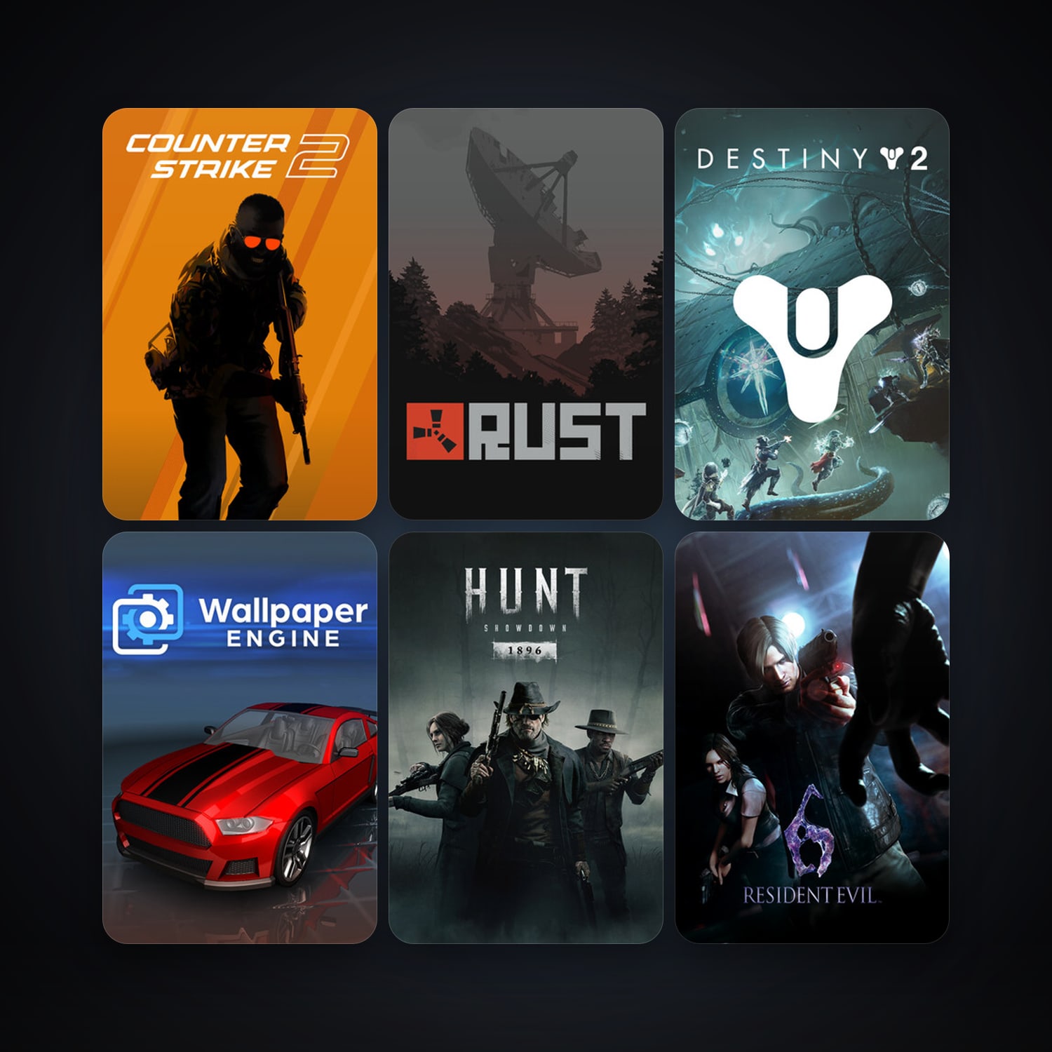 CS2 Prime + Resident Evil 6, 56 games, clean — HabibiAccounts