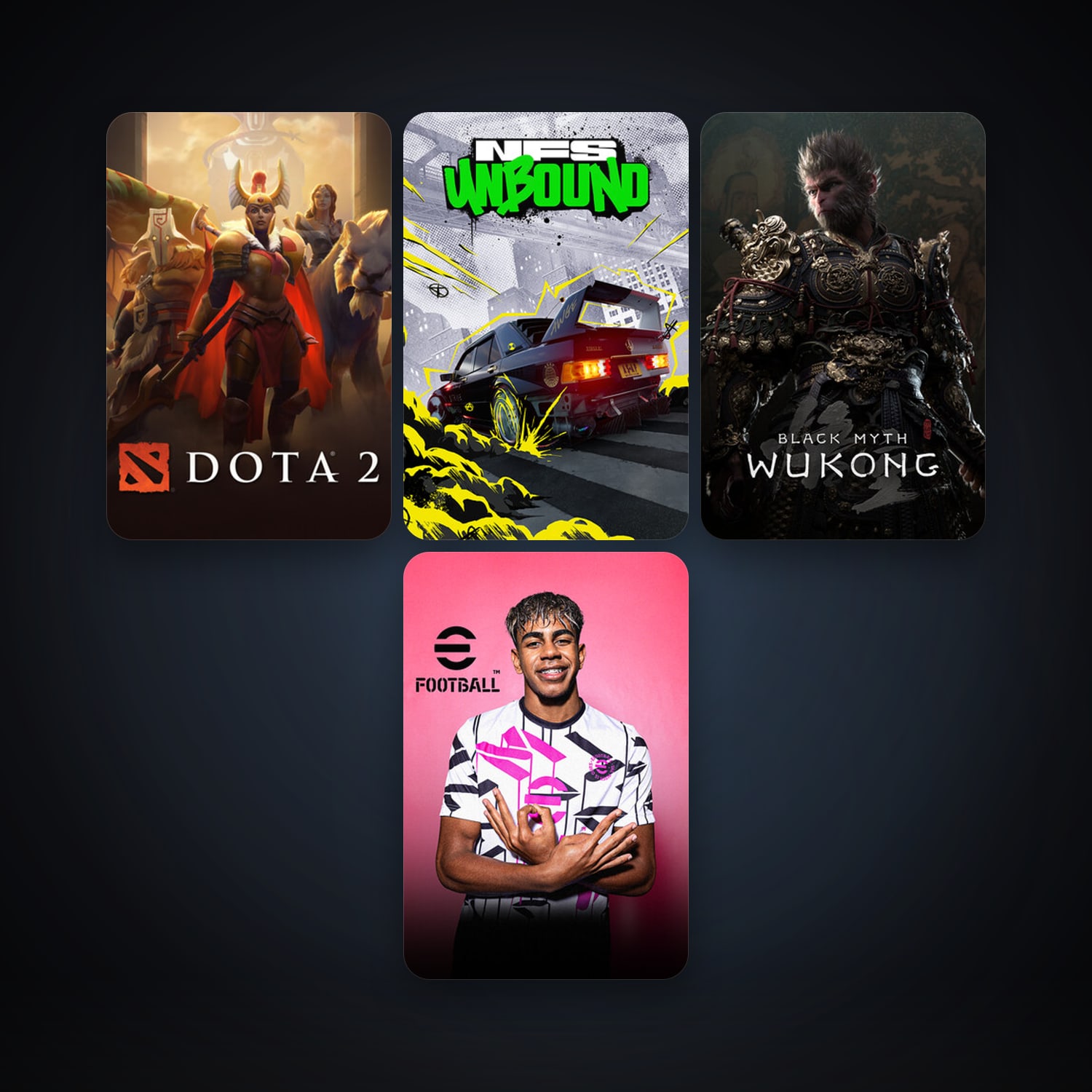 Dota 2 + Wallpaper Engine, 9 games, clean — HabibiAccounts