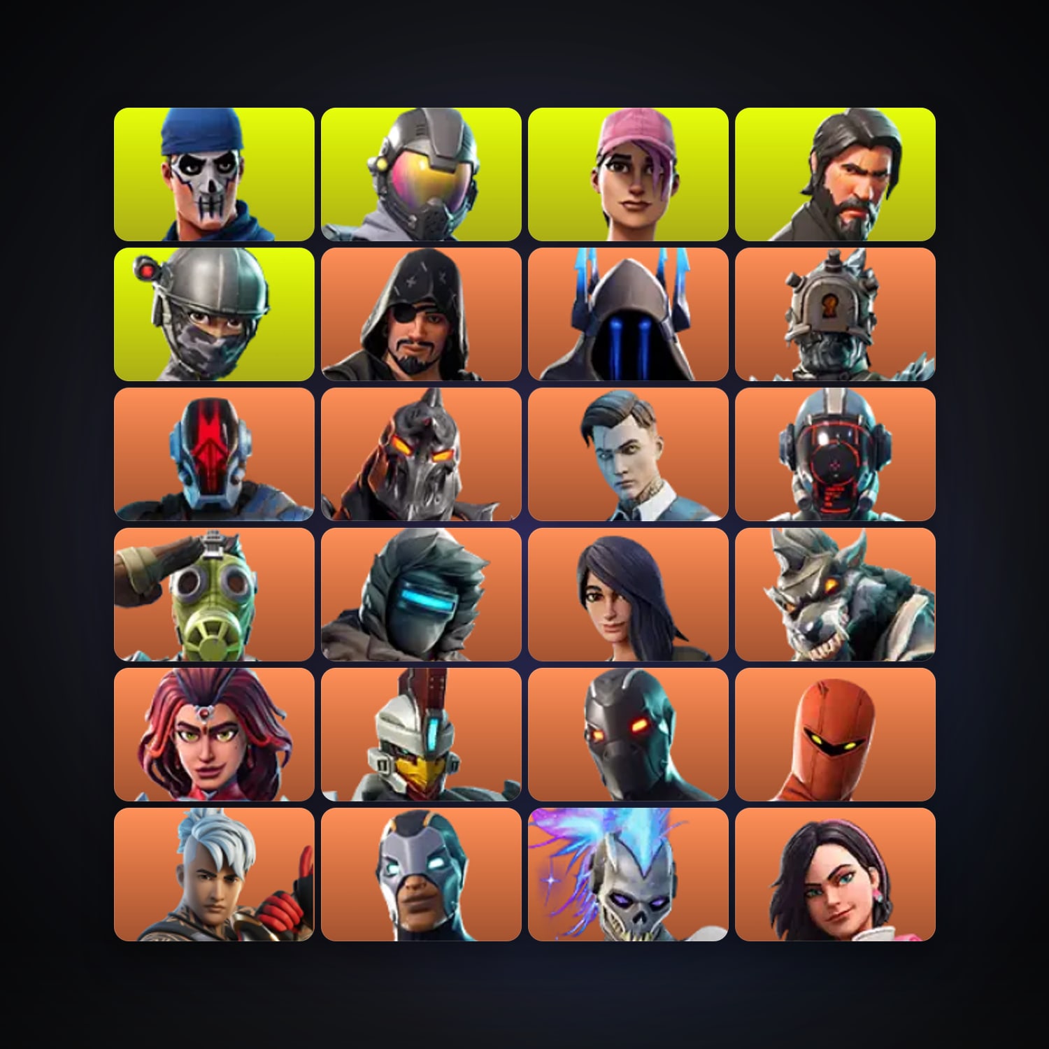 Fortnite locker — 159 skins — 600 V-Bucks — lvl 2301 — HabibiAccounts