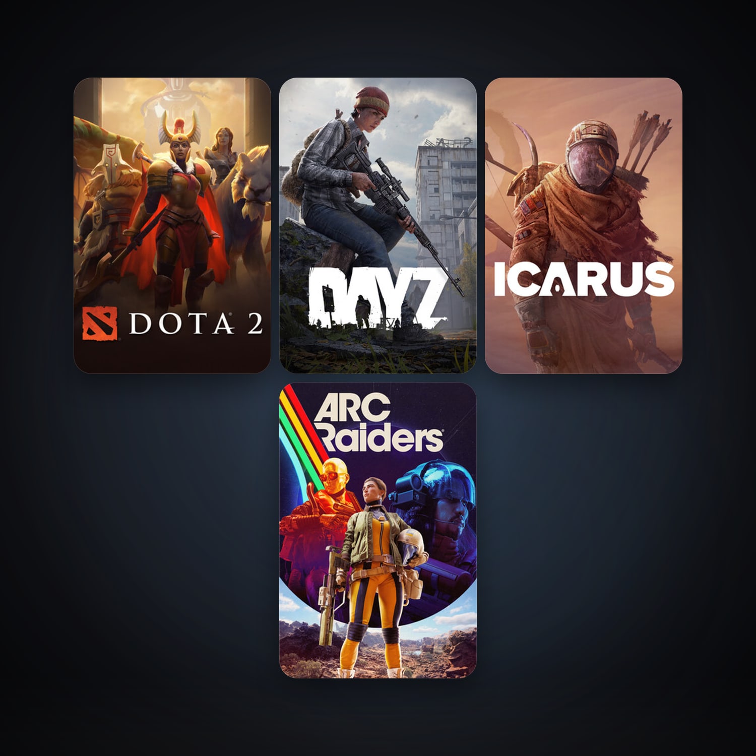 Dota 2 + DayZ, 5 games, clean — HabibiAccounts