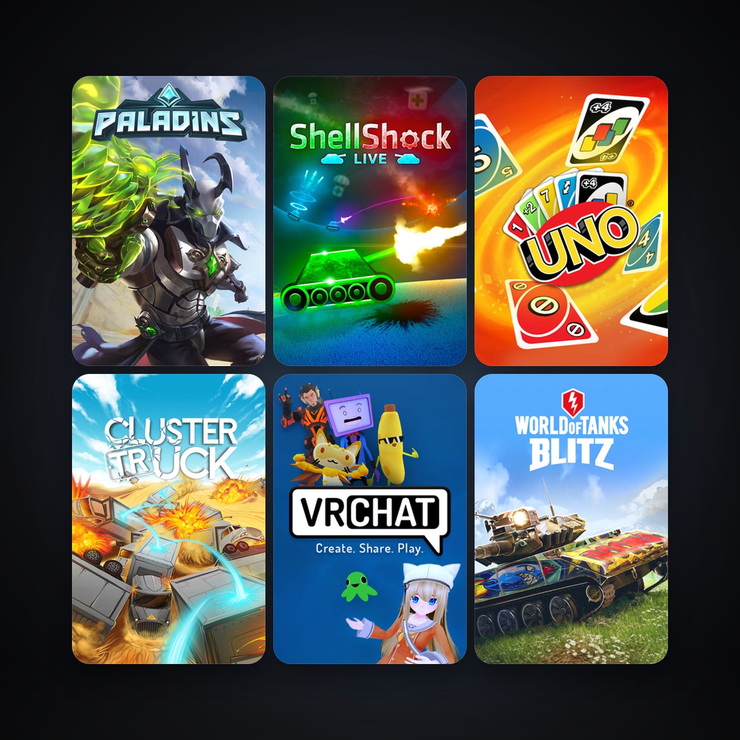 Trove + ShellShock Live, 13 games, clean — HabibiAccounts