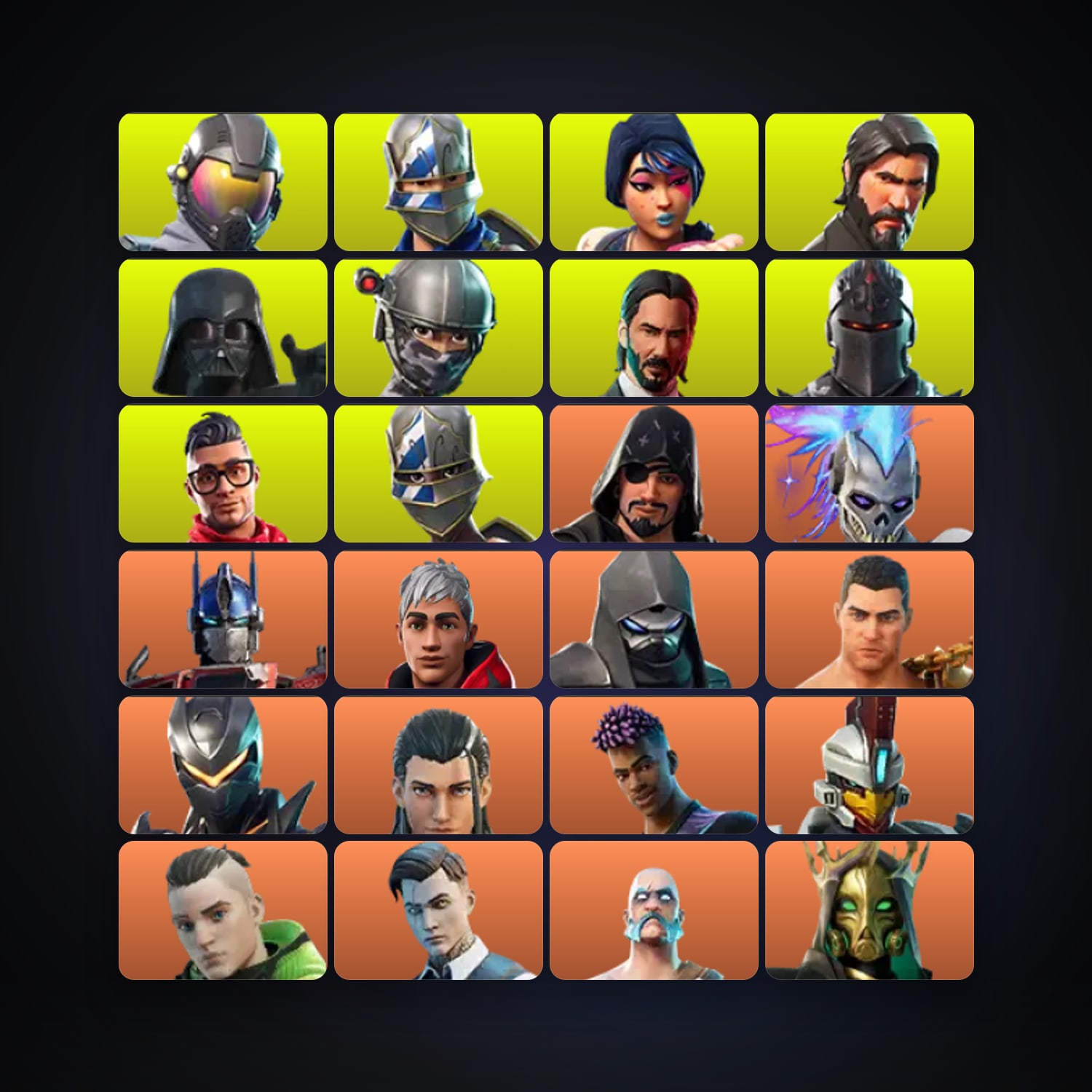 هالحساب فورتنايت Blackheart وRenzo the Destroyer، اللوكر مليان 386 سكن، 200 فيبوكس، لفل 8734، 5K فوز — HabibiAccounts