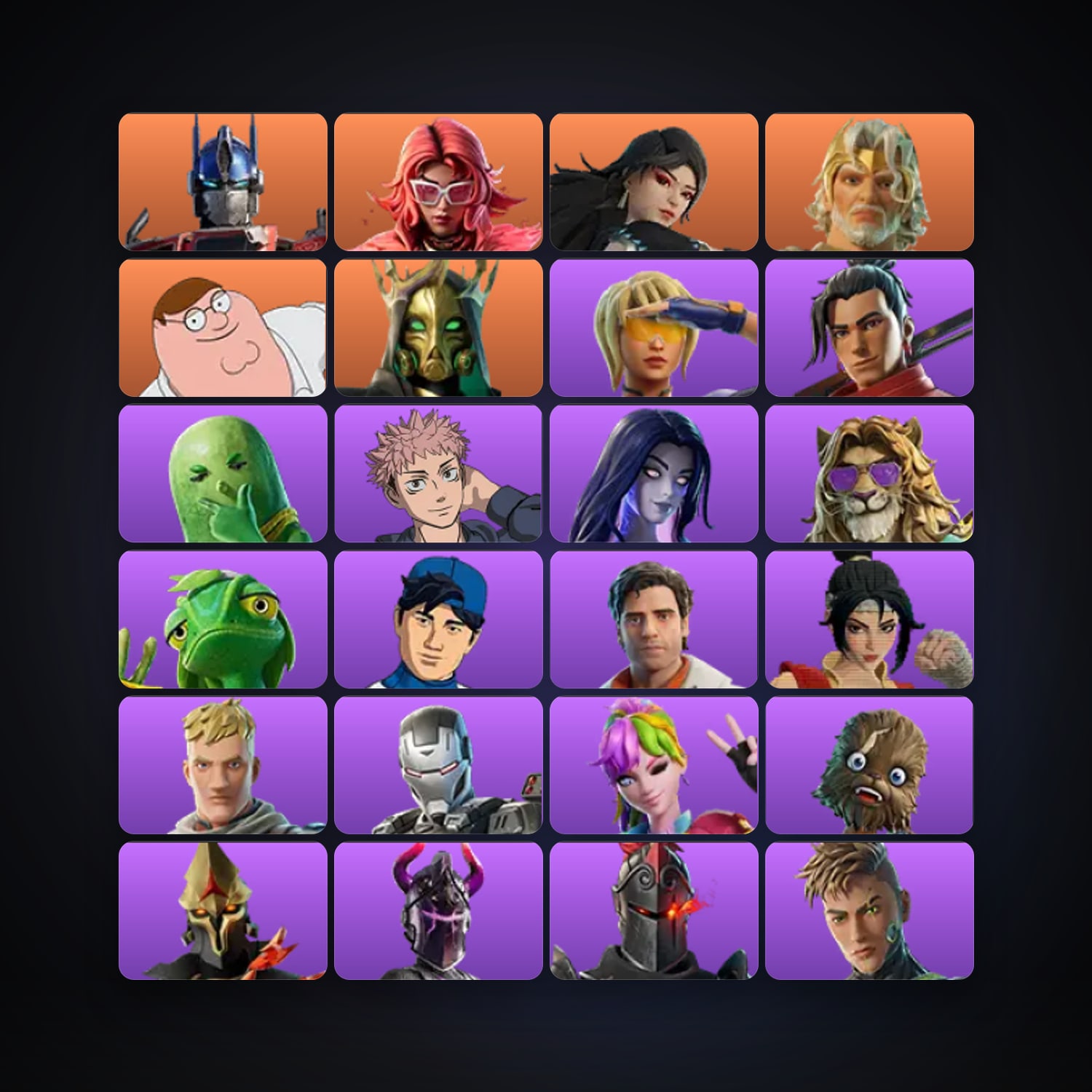 Fortnite locker — 231 skins — 250 V-Bucks — lvl 4378 — HabibiAccounts