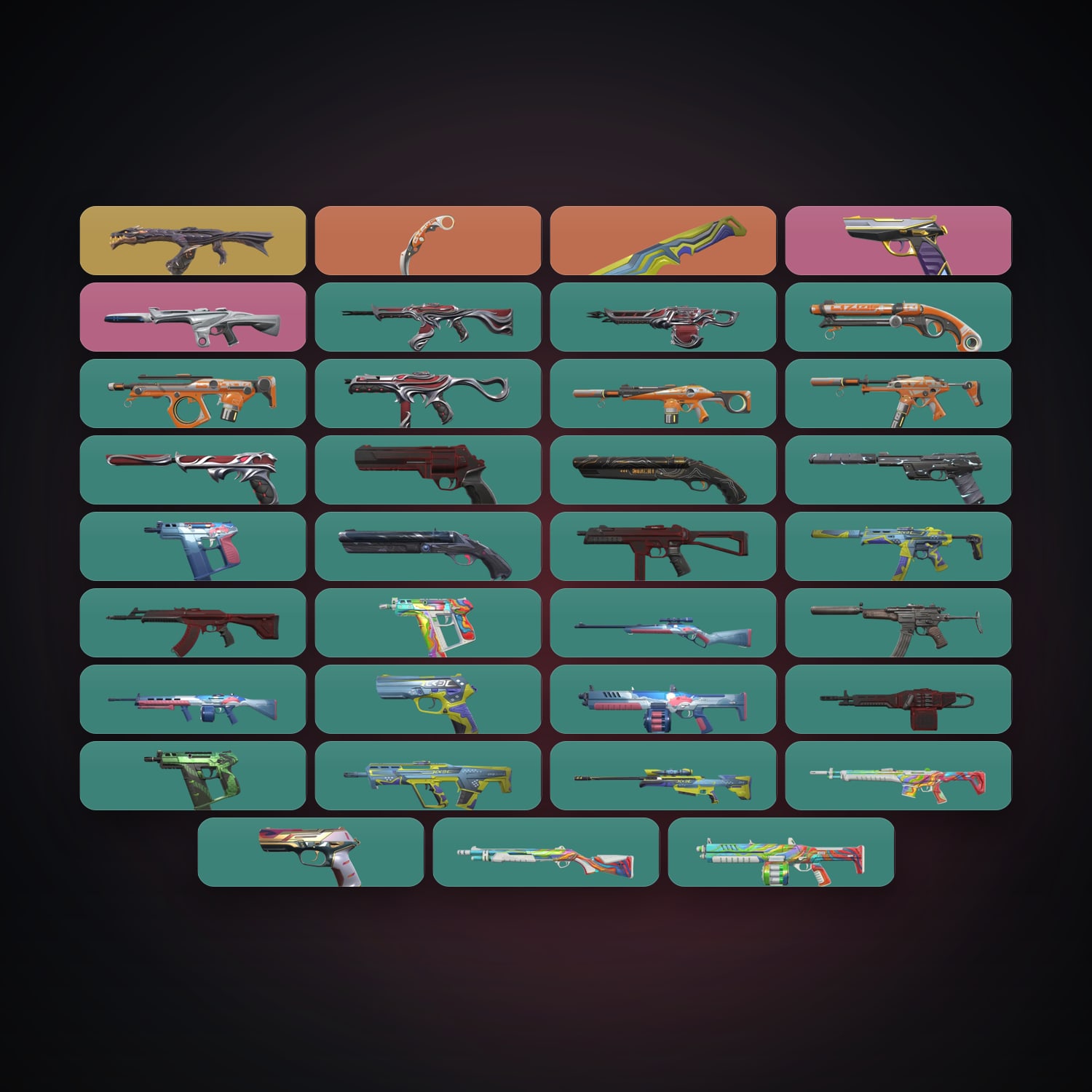 LA Bronze 2 locker — 2 knives, 35 skins, lvl 106 — HabibiAccounts