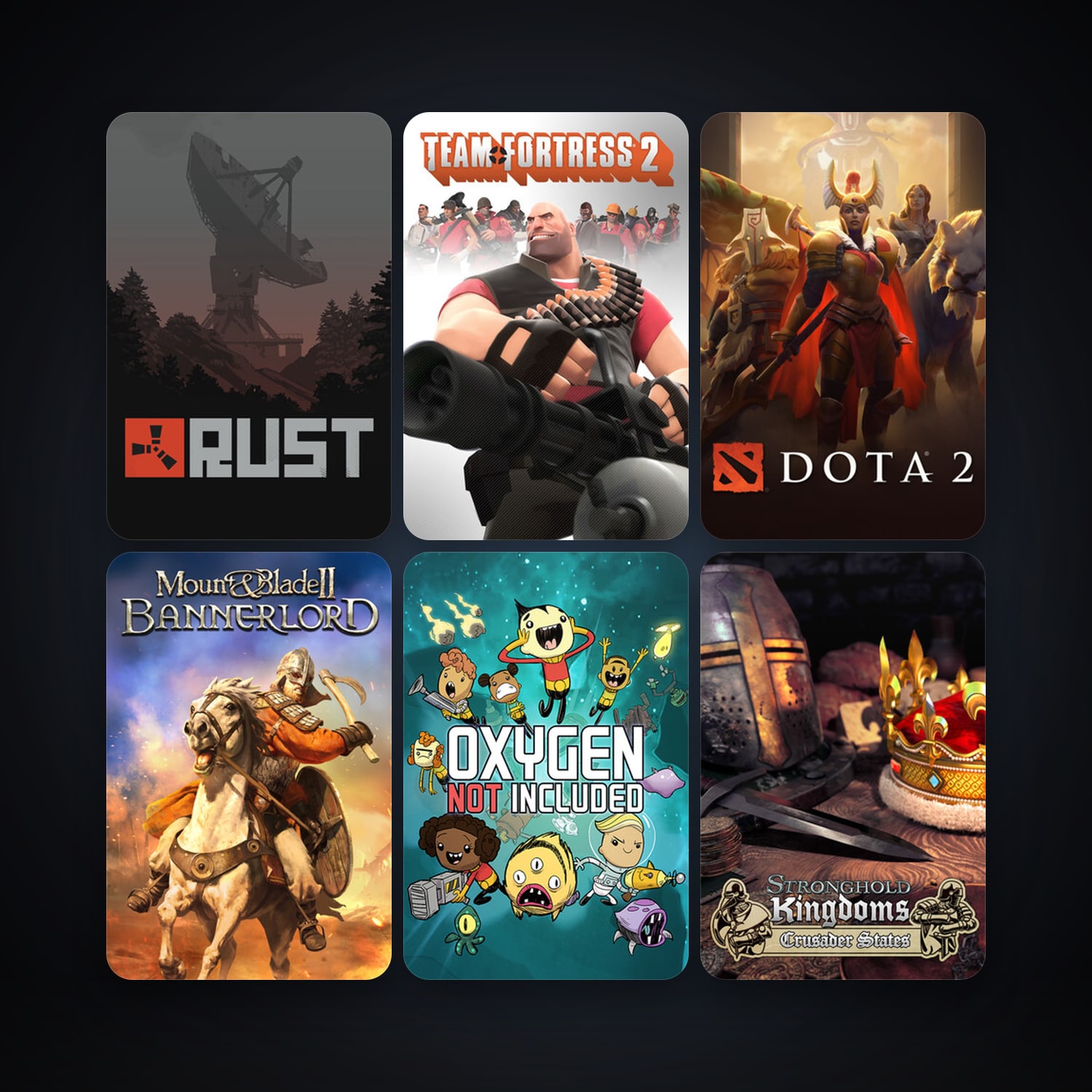 Team Fortress 2 + Dota 2, 60 games, Steam 11, clean — HabibiAccounts