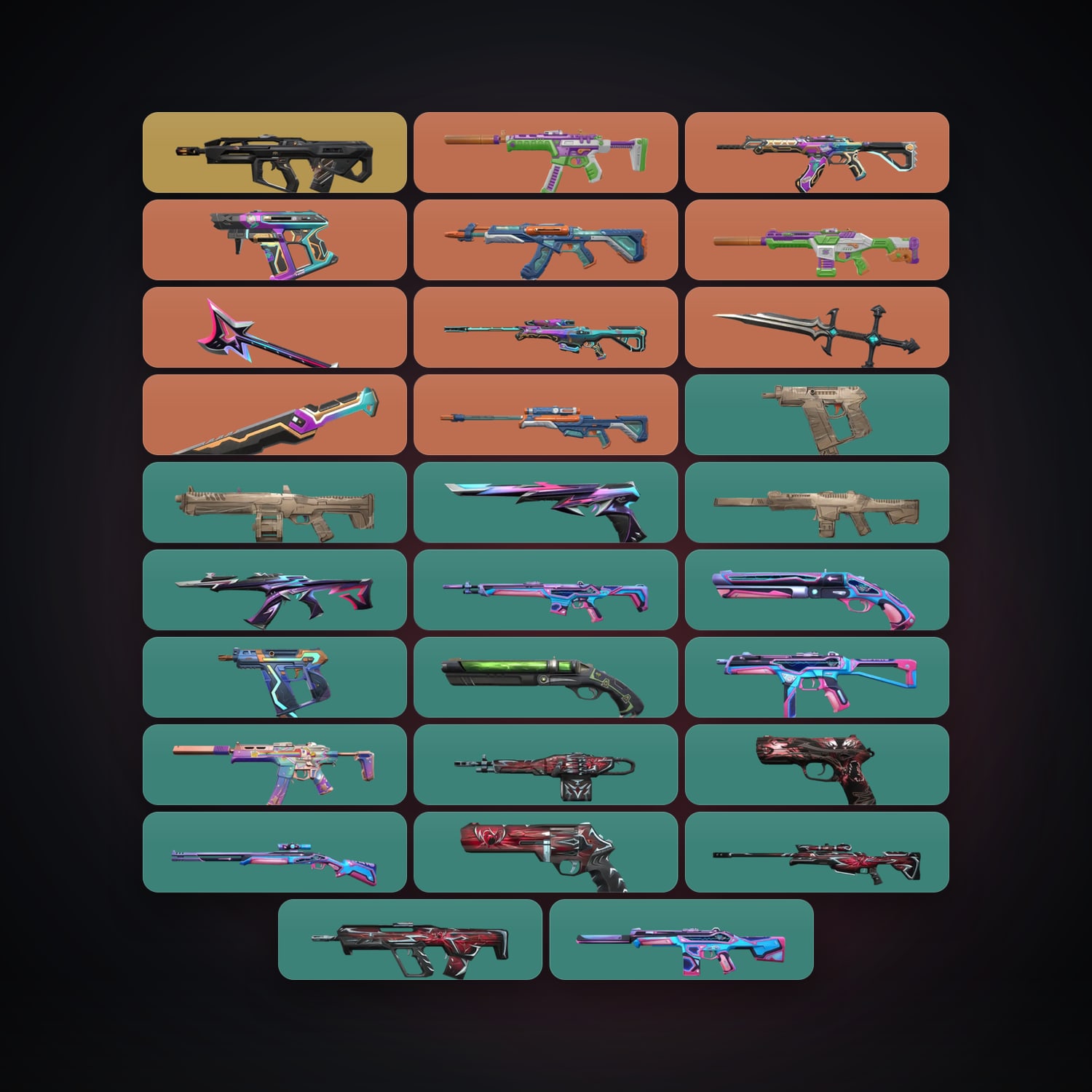 NA Bronze 3 locker — 3 knives, 29 skins, lvl 77 — HabibiAccounts