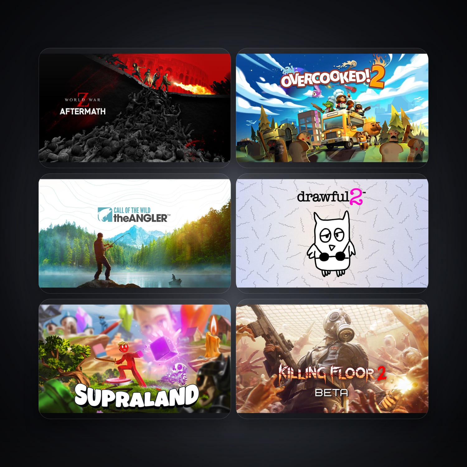هالحساب إبك فيه World War Z وOvercooked! 2، ID، 166 ألعاب — HabibiAccounts