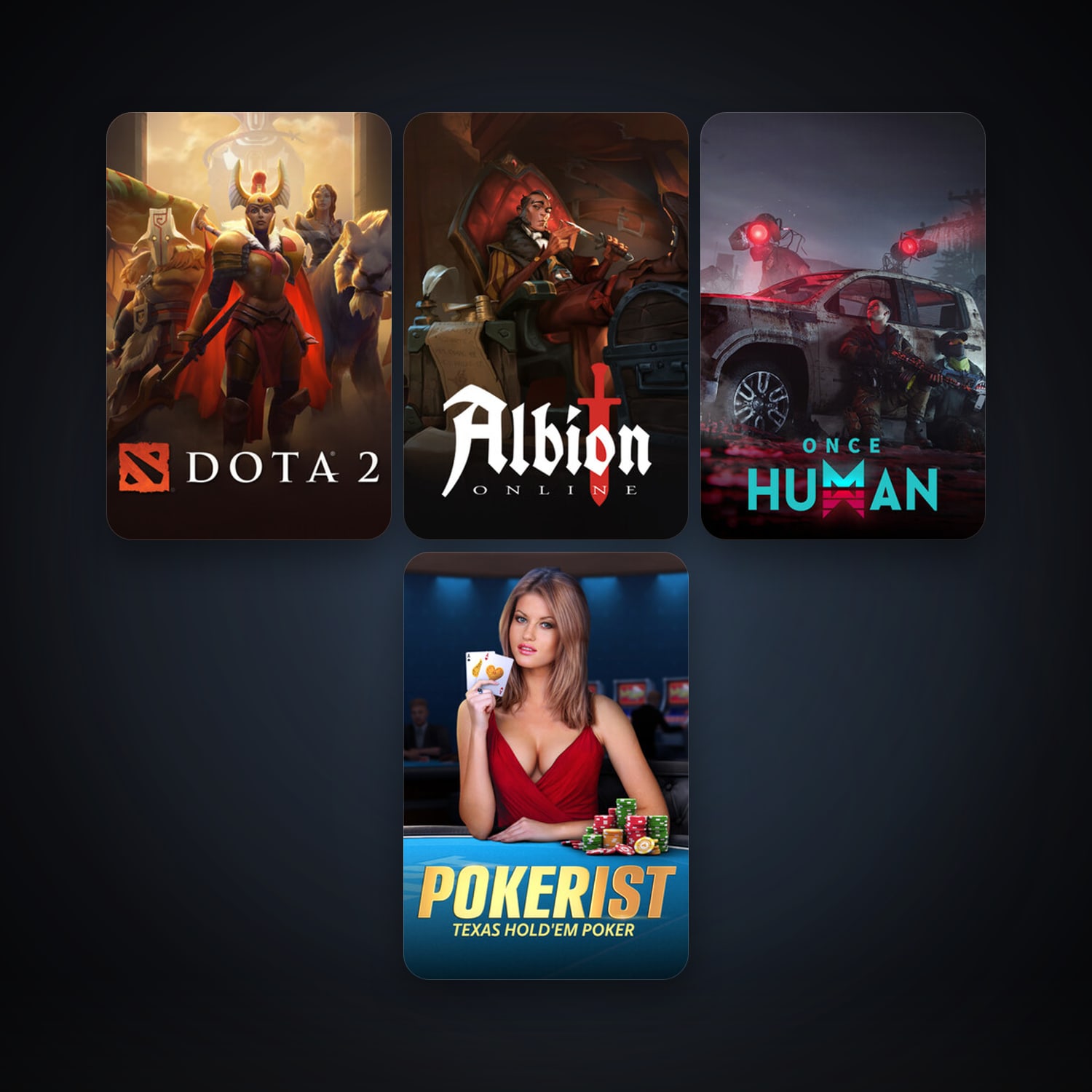 Dota 2 + Albion Online, 5 games, clean — HabibiAccounts