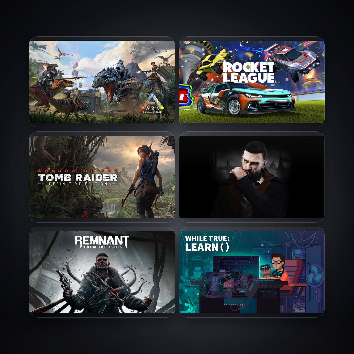 Epic ARK: Survival Evolved + Rocket League — BG — 38 games — HabibiAccounts