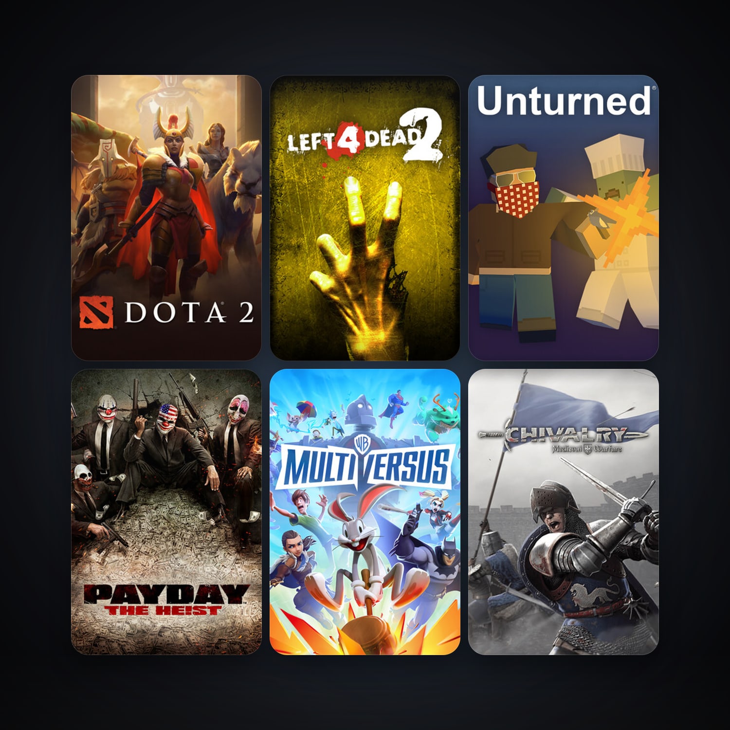 Left 4 Dead 2 + Dota 2, 15 games, clean — HabibiAccounts