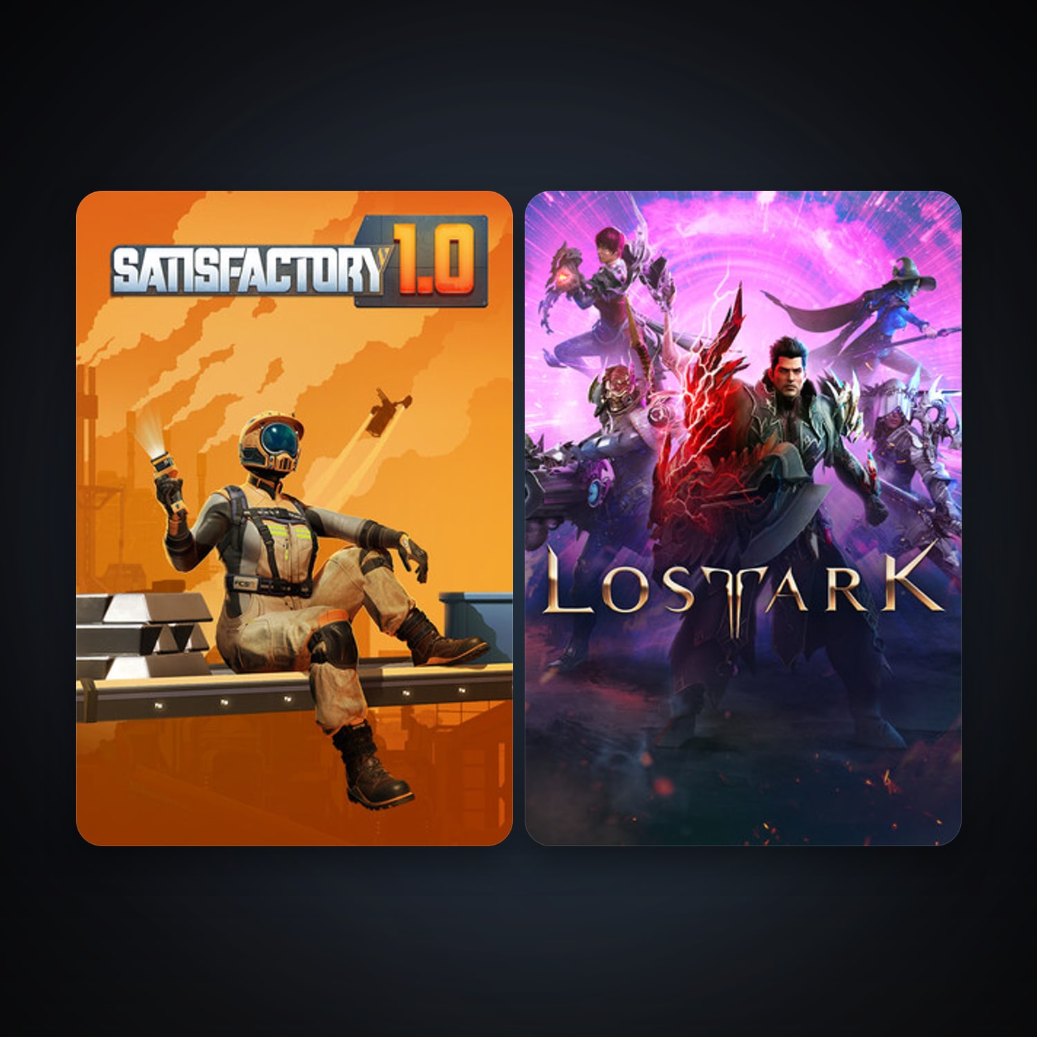 Satisfactory + Lost Ark, 2 games, clean — HabibiAccounts