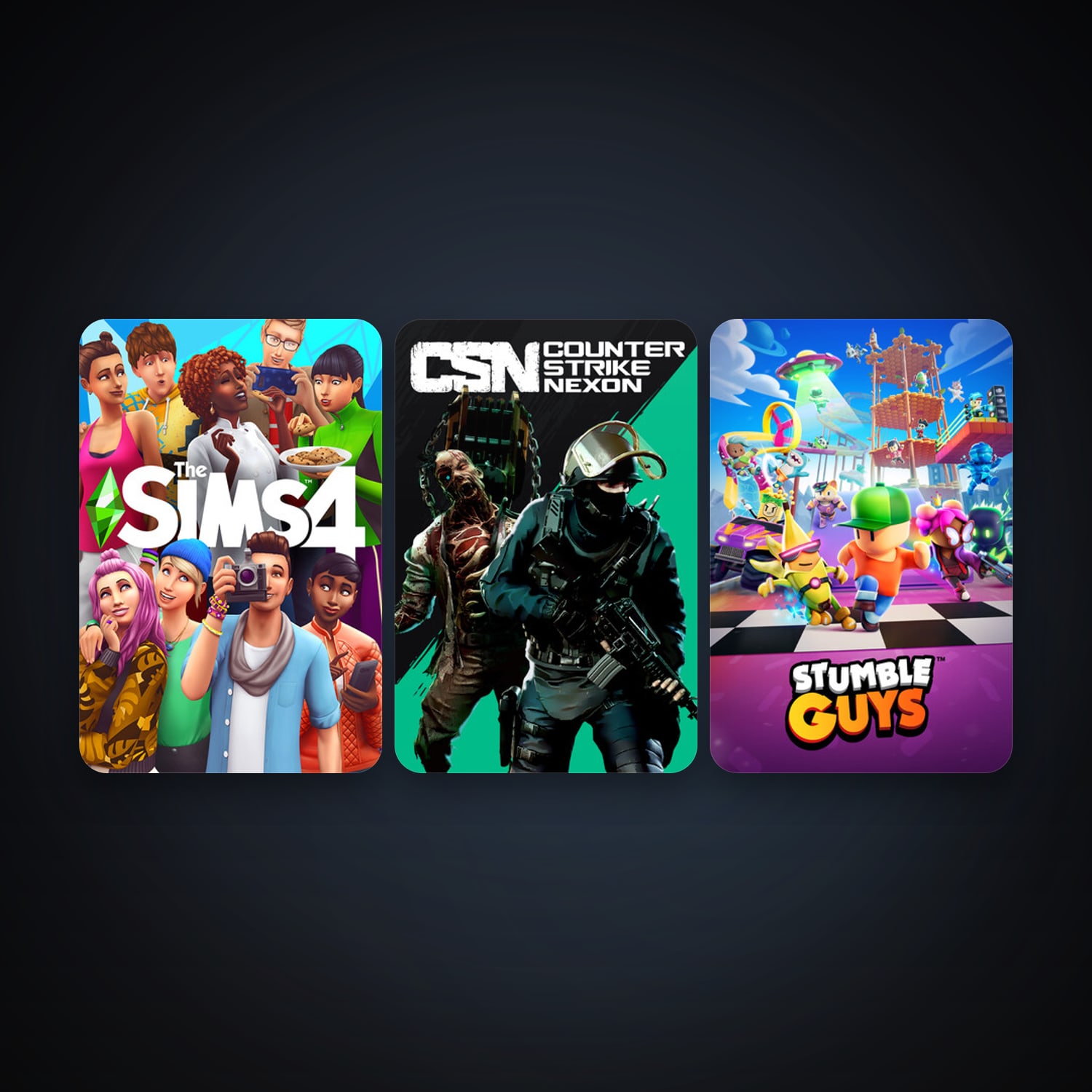 Counter-Strike Nexon: Studio + The Sims 4, 3 games, clean — HabibiAccounts