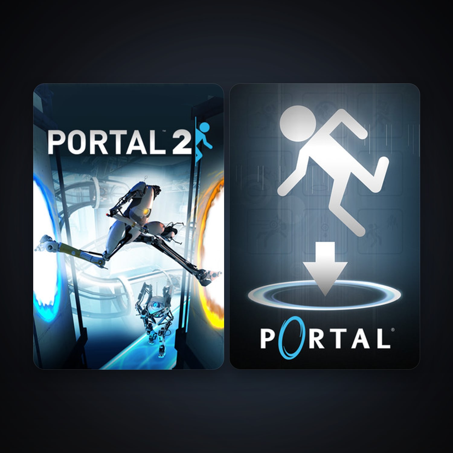 Portal + Portal 2, 7 games, clean — HabibiAccounts