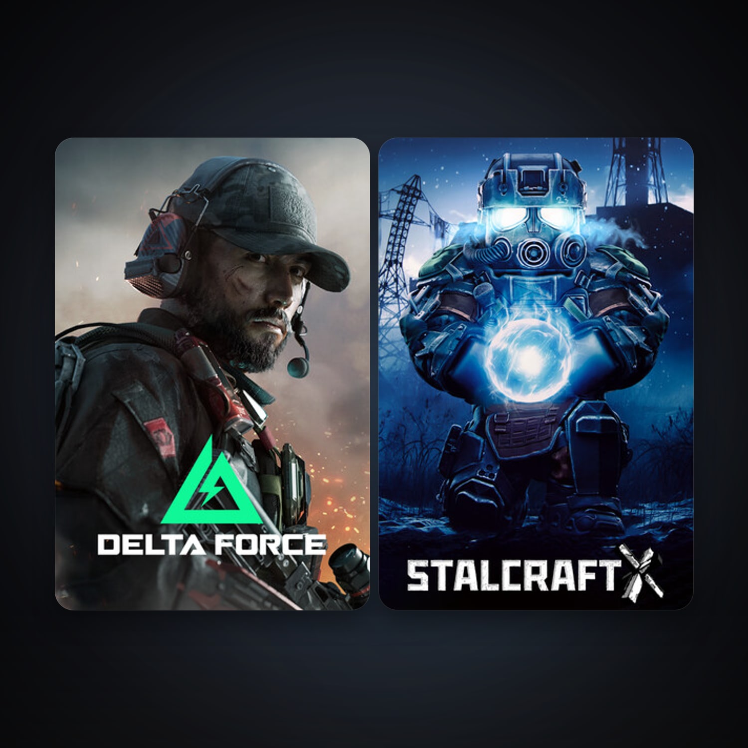 STALCRAFT + Delta Force: Hawk Ops, 2 games, clean — HabibiAccounts