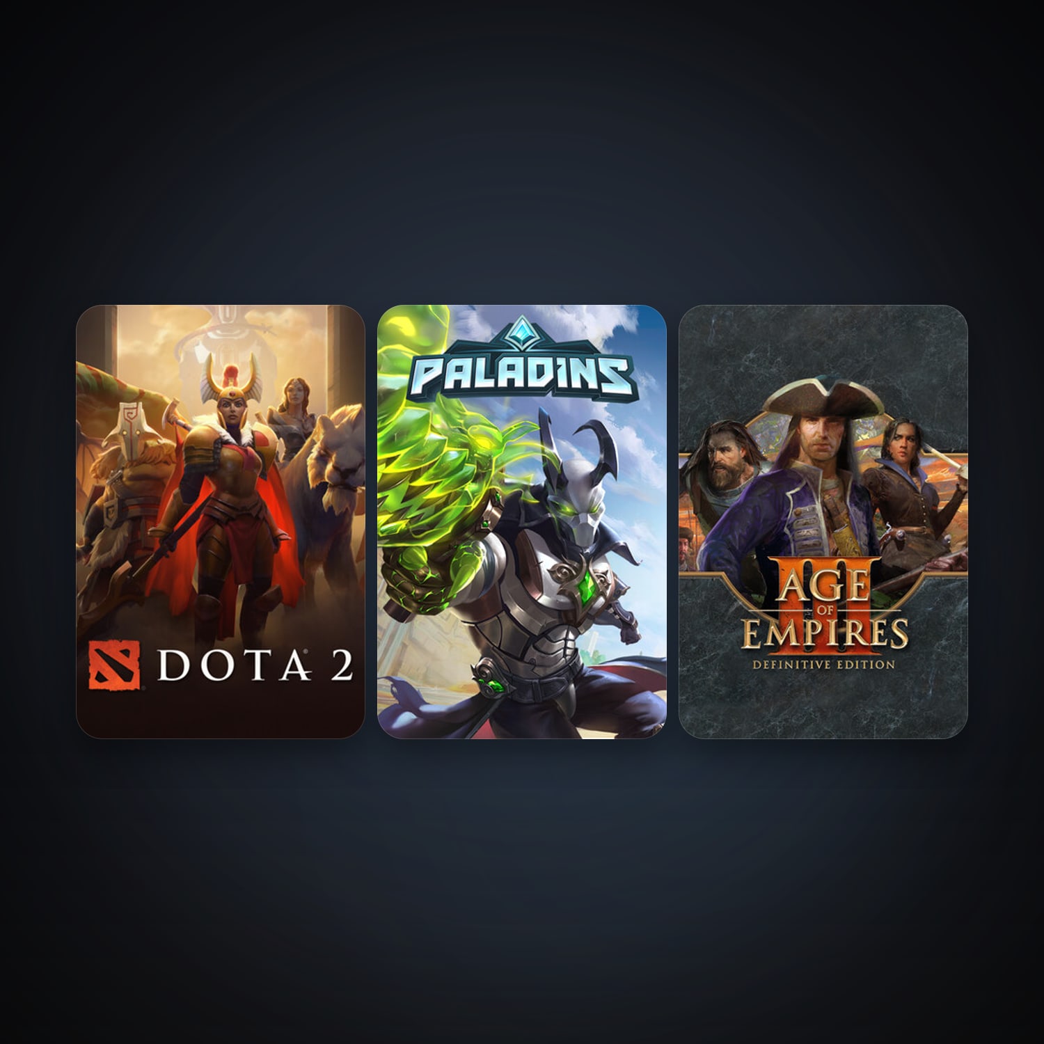 Dota 2 + Paladins, 4 games, clean — HabibiAccounts