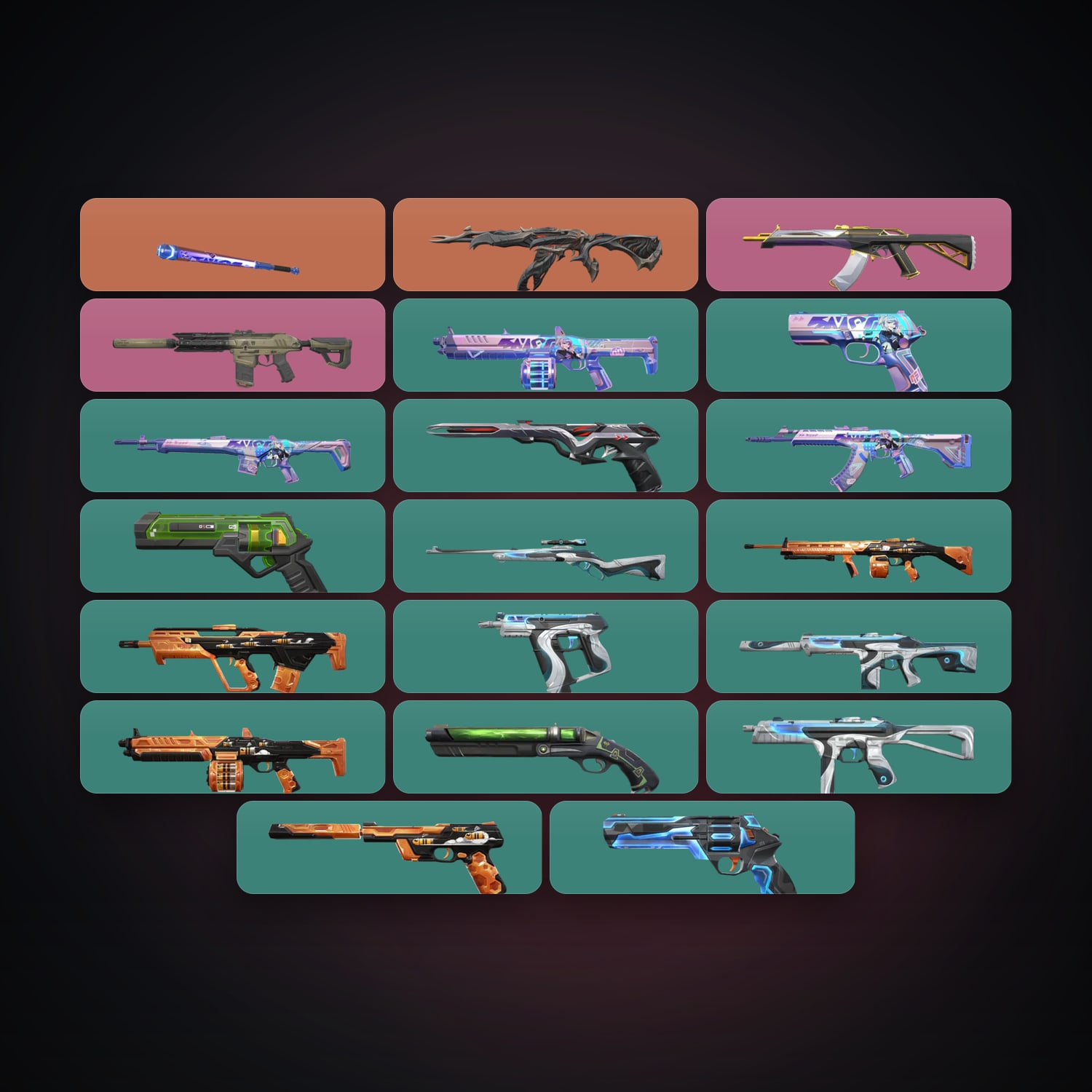 EU Gold 1 locker — 1 knives, 20 skins, lvl 107 — HabibiAccounts