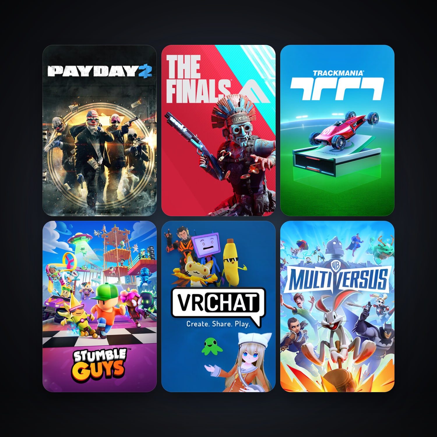 PAYDAY 2 + VRChat, 8 games, clean — HabibiAccounts