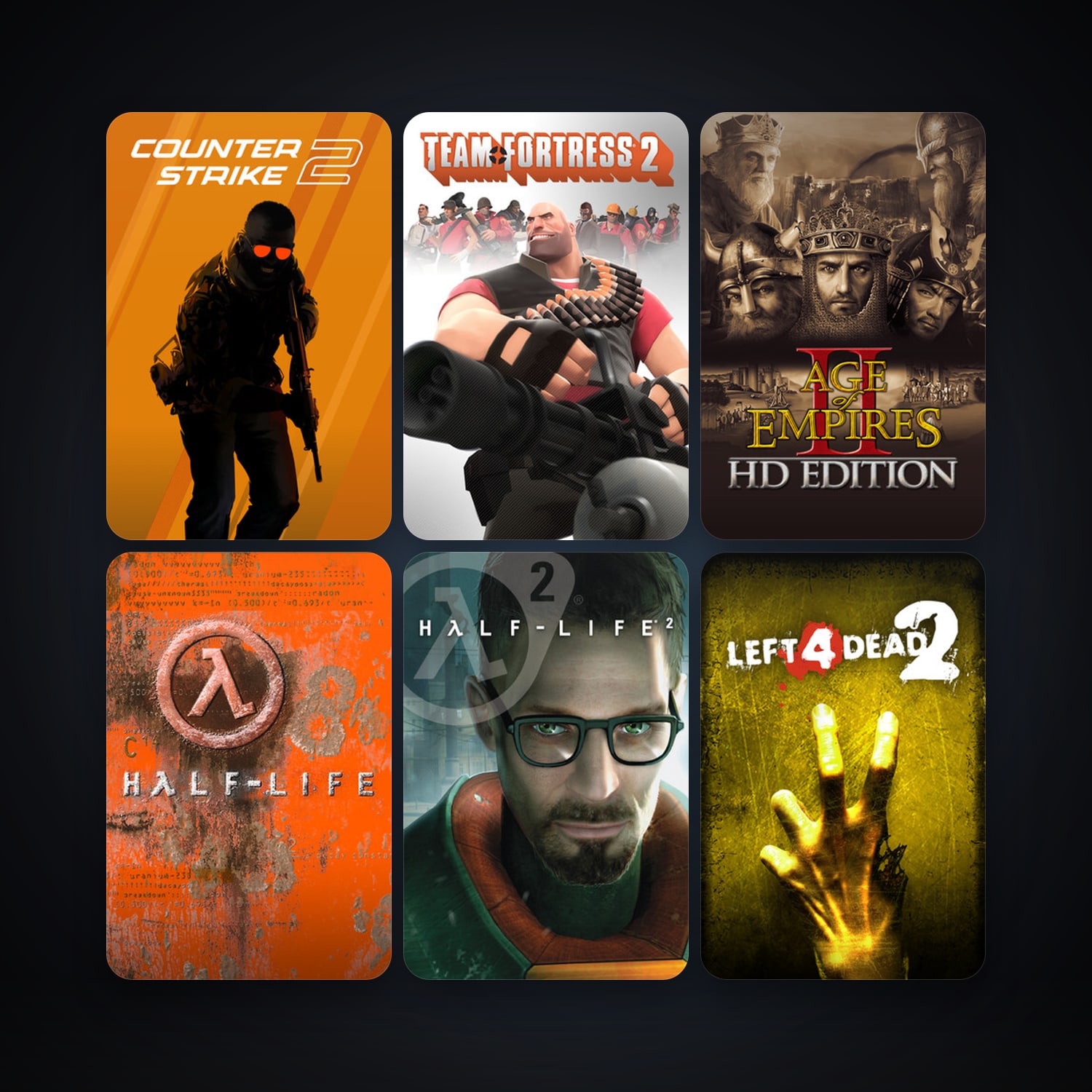 Counter-Strike + Team Fortress Classic, 75 games, Steam 10, clean — HabibiAccounts