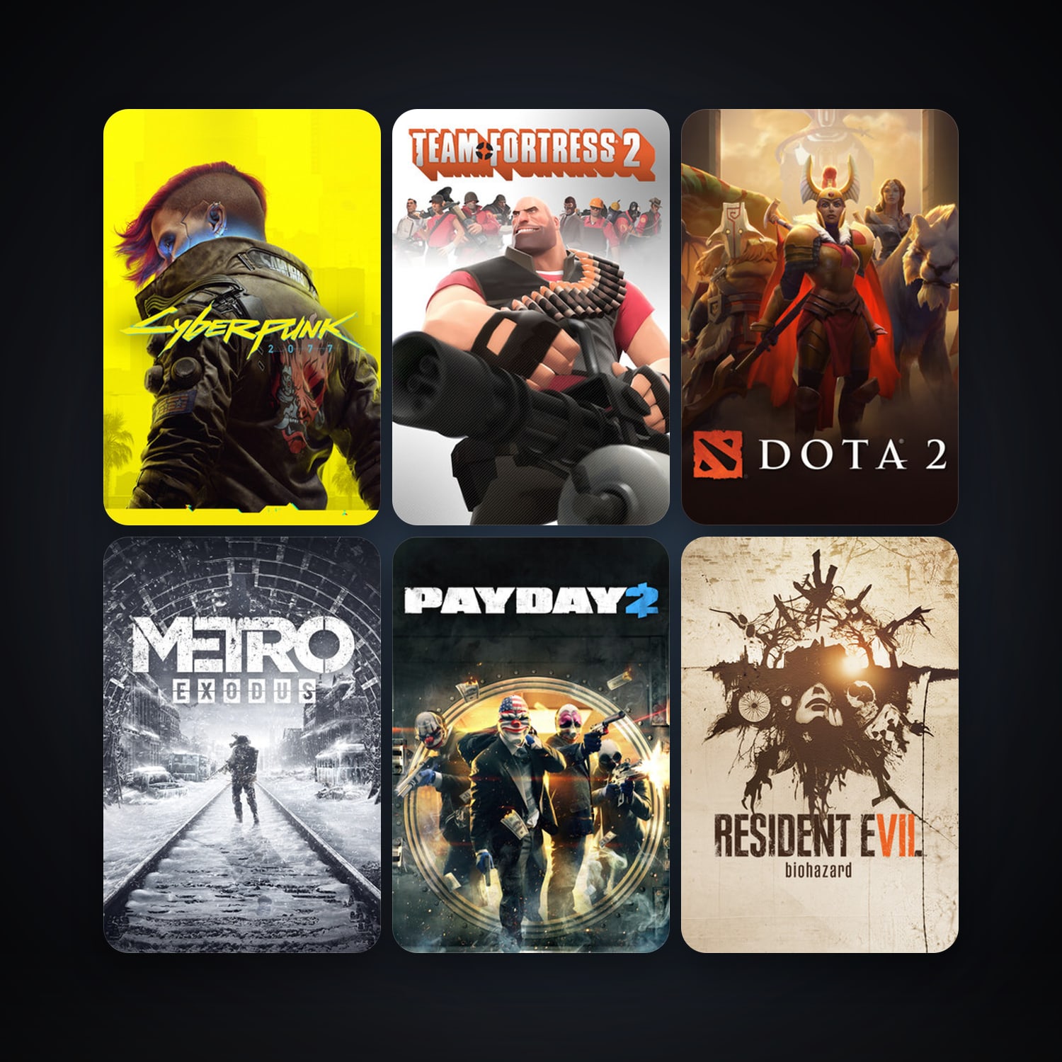 Team Fortress 2 + Dota 2, 76 games, clean — HabibiAccounts