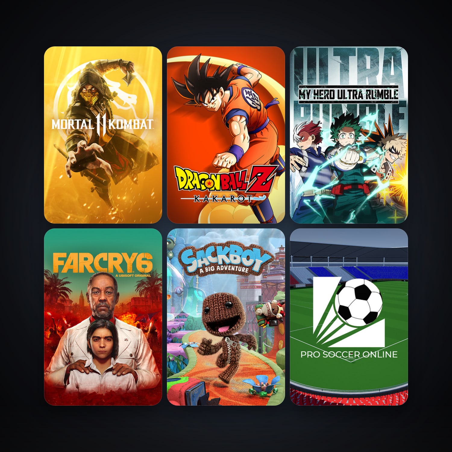 Cuphead + Street Fighter V, 65 games, clean — HabibiAccounts