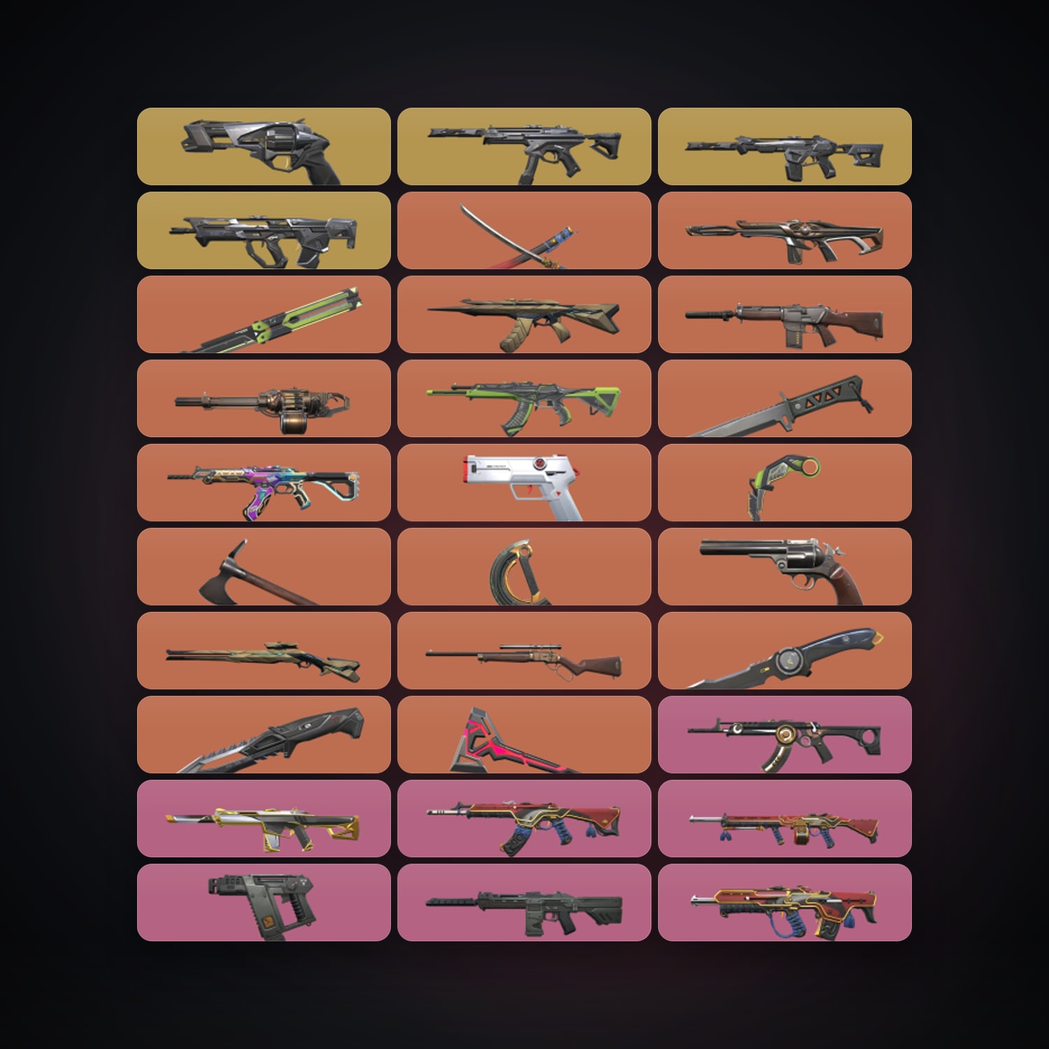 AP Diamond 2 locker — 9 knives, 108 skins, lvl 189 — HabibiAccounts