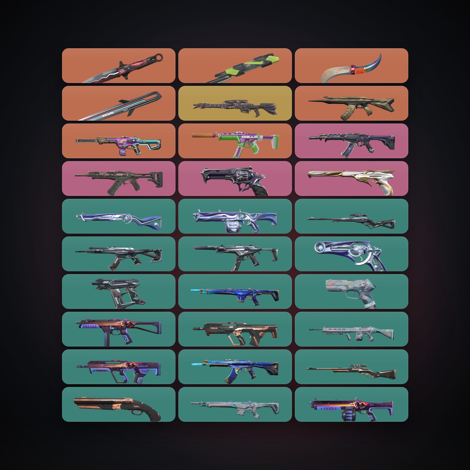 EU Plat 3 locker — 4 knives, 32 skins, lvl 52 — HabibiAccounts