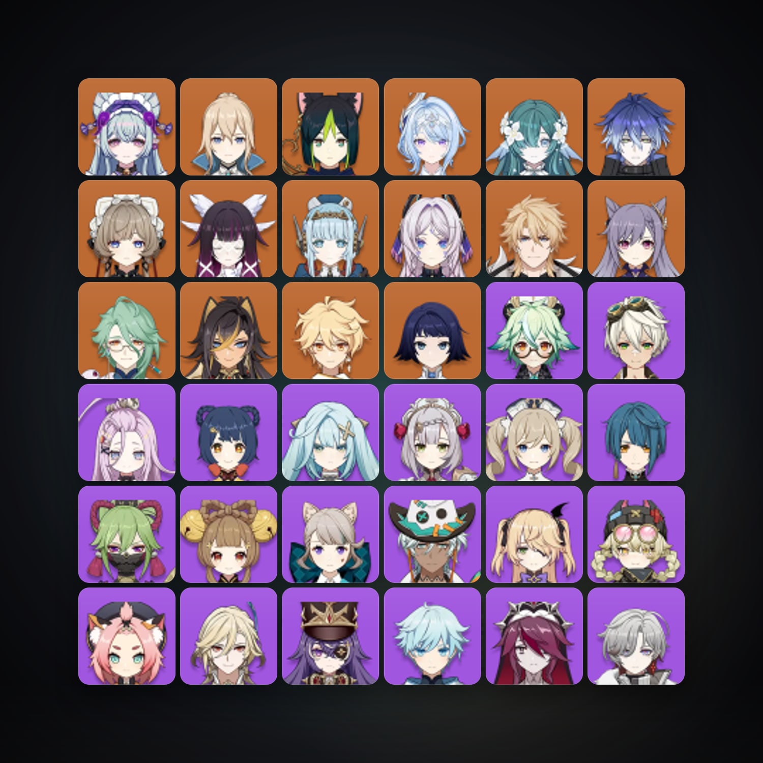 جينشن إمباكت | AR 57 | 64 شخصية | 14× 5★ — HabibiAccounts