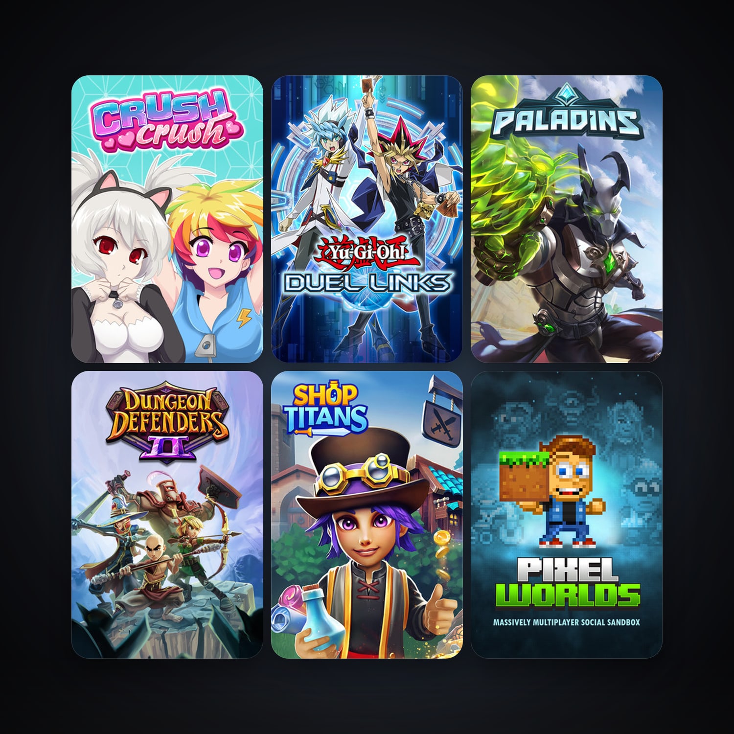 WAKFU + Dungeon Defenders II, 53 games, clean — HabibiAccounts